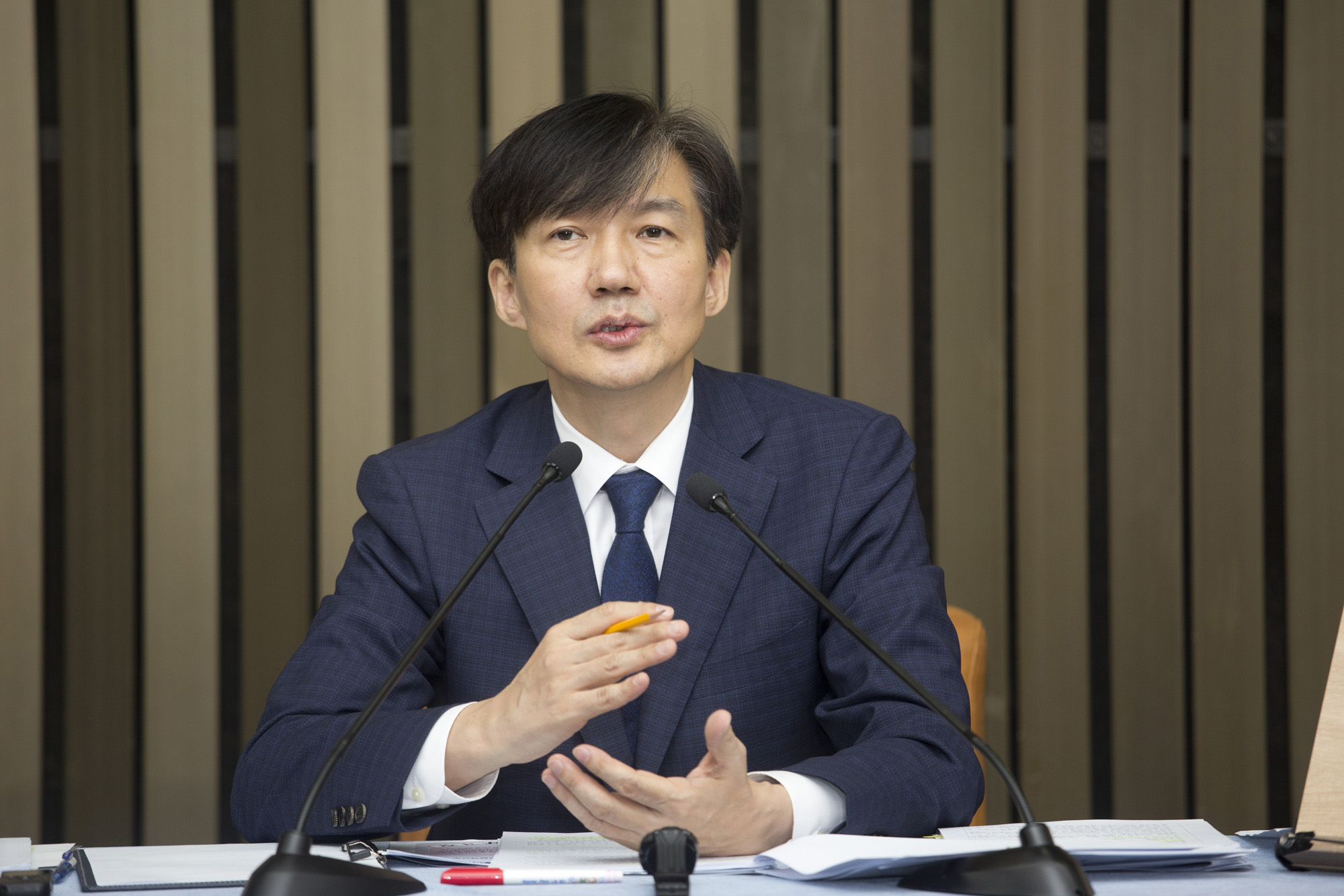 정치;국회;기자간담회;청문회;법무부장관 후보;조국