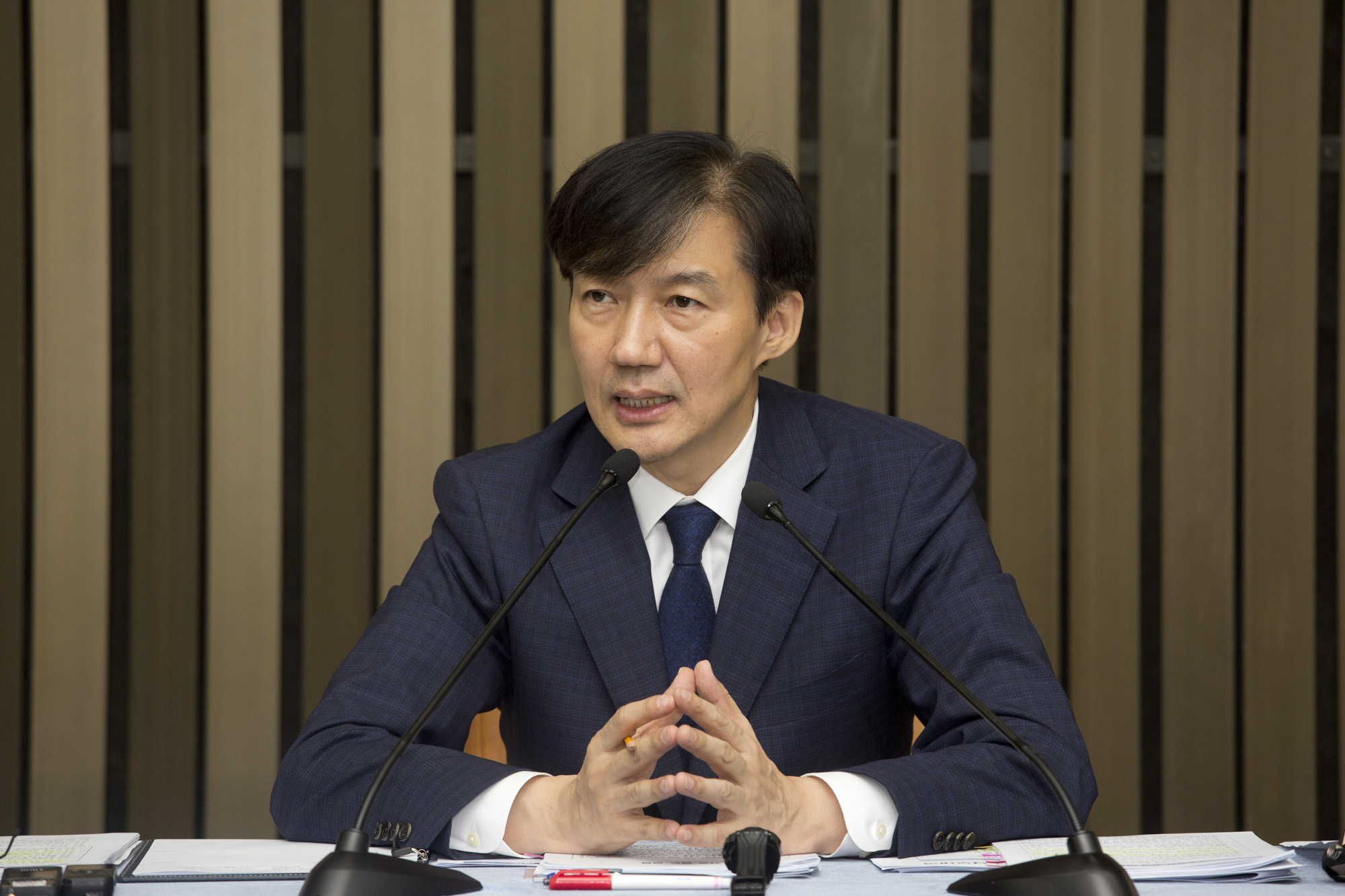 정치;국회;기자간담회;청문회;법무부장관 후보;조국