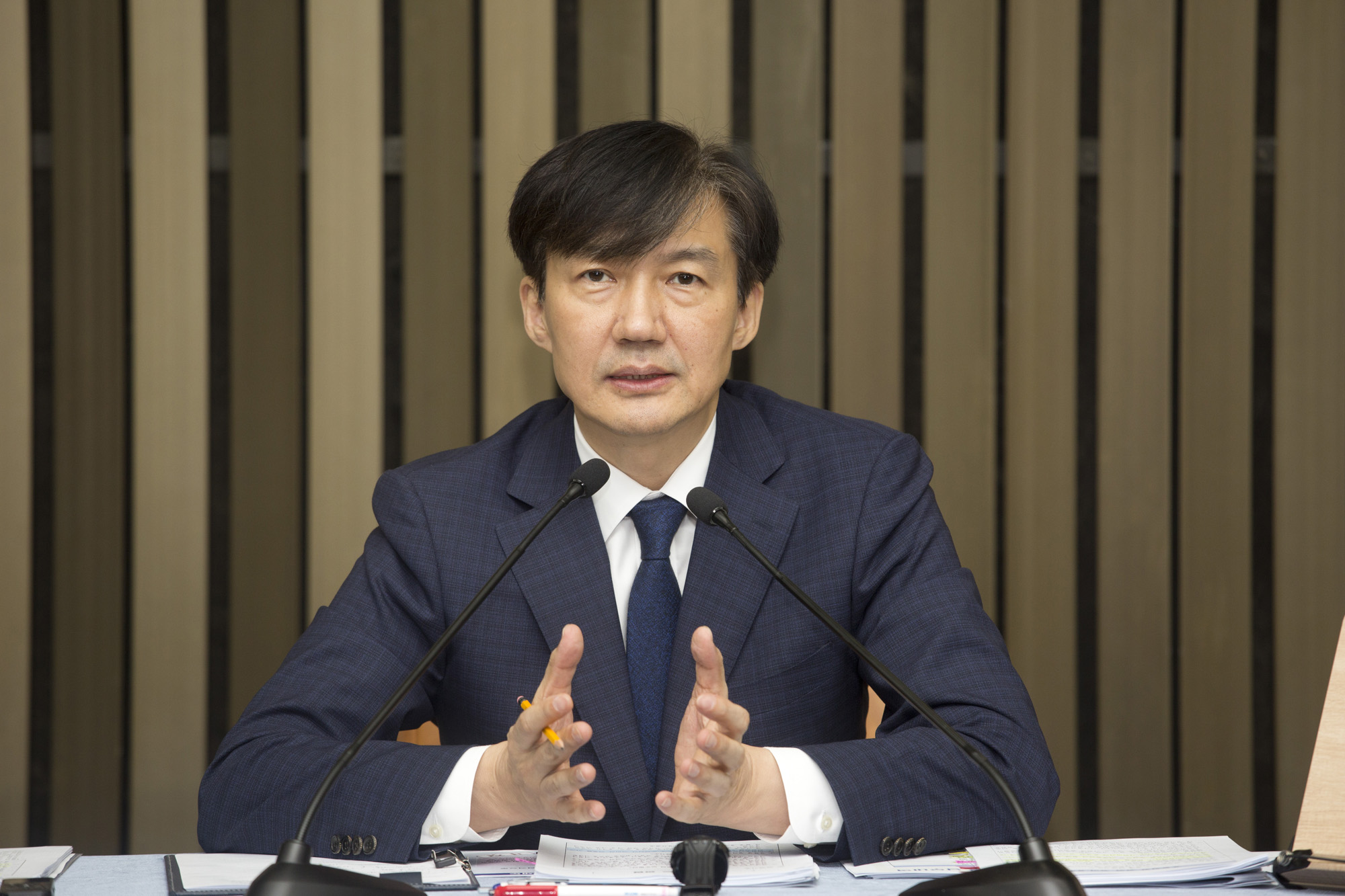 정치;국회;기자간담회;청문회;법무부장관 후보;조국