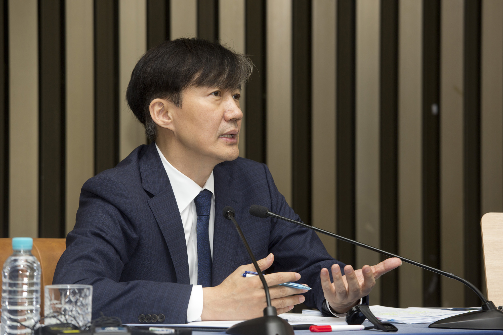 정치;국회;기자간담회;청문회;법무부장관 후보;조국