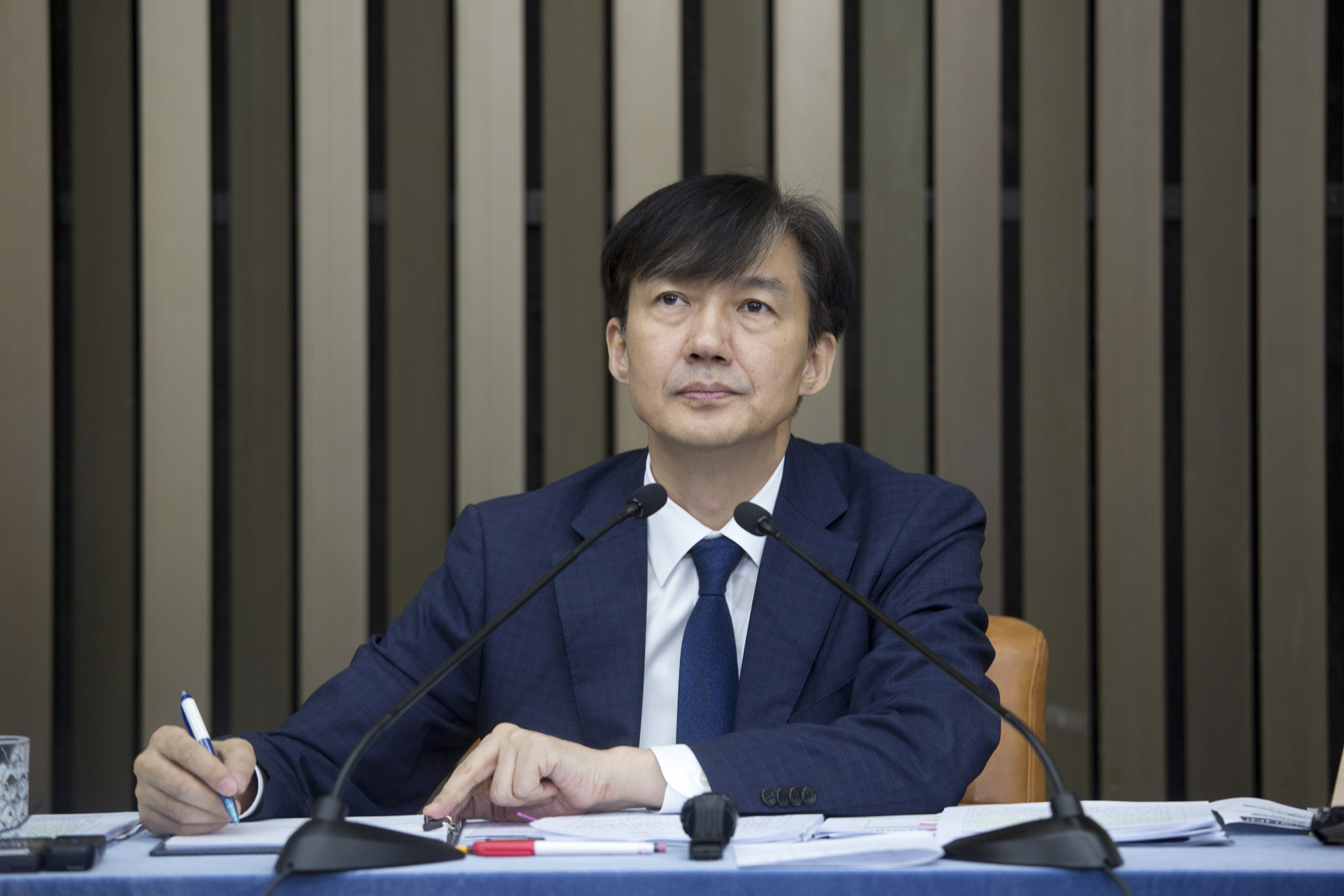 정치;국회;기자간담회;청문회;법무부장관 후보;조국