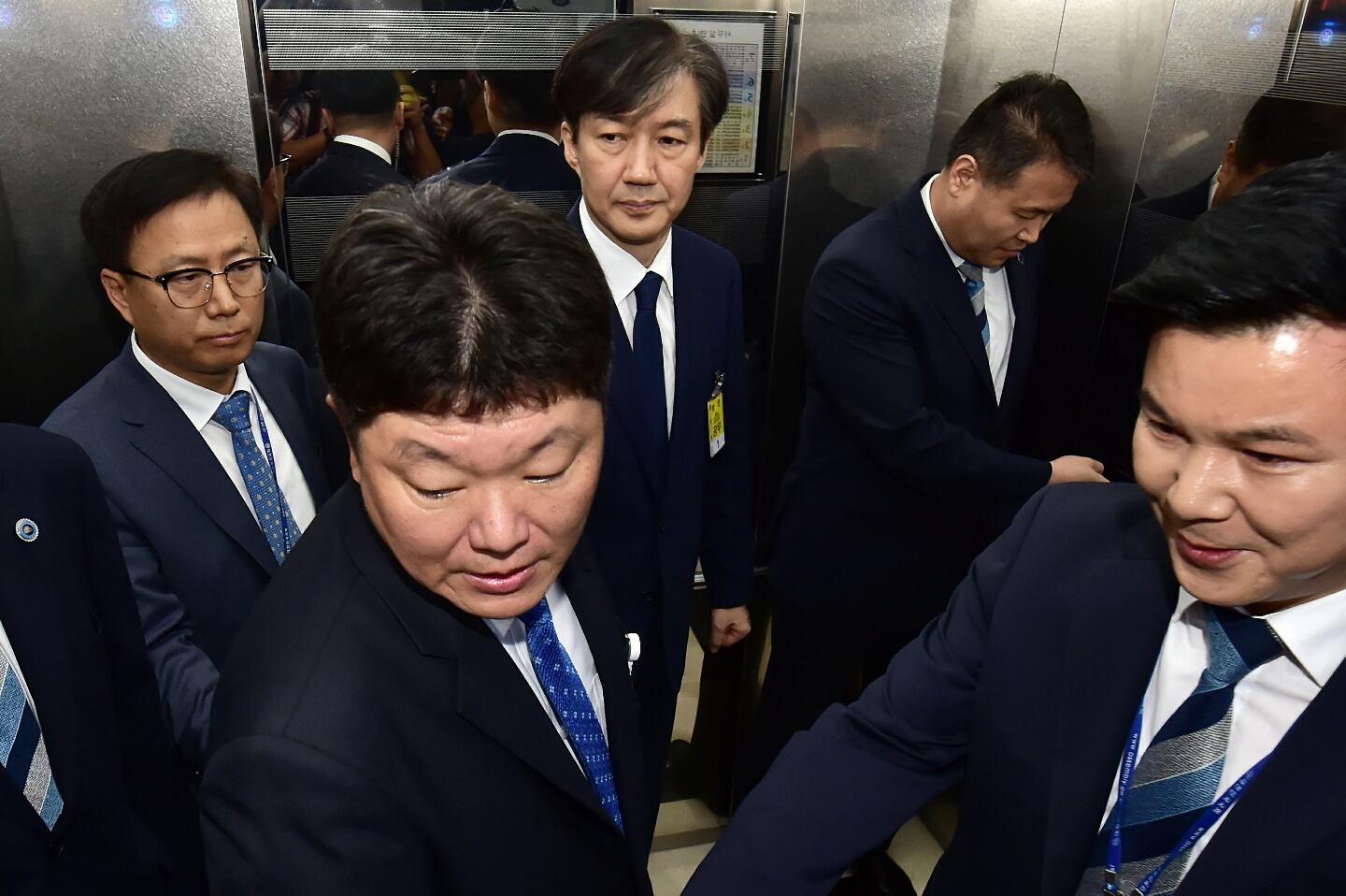 조국;조국법무부장관;조국청문회;청문회;조국국회도착