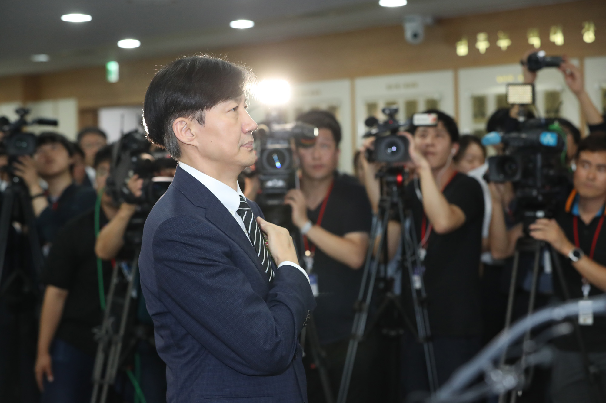 정부;법무부;법무부장관;취임식;조국;과천