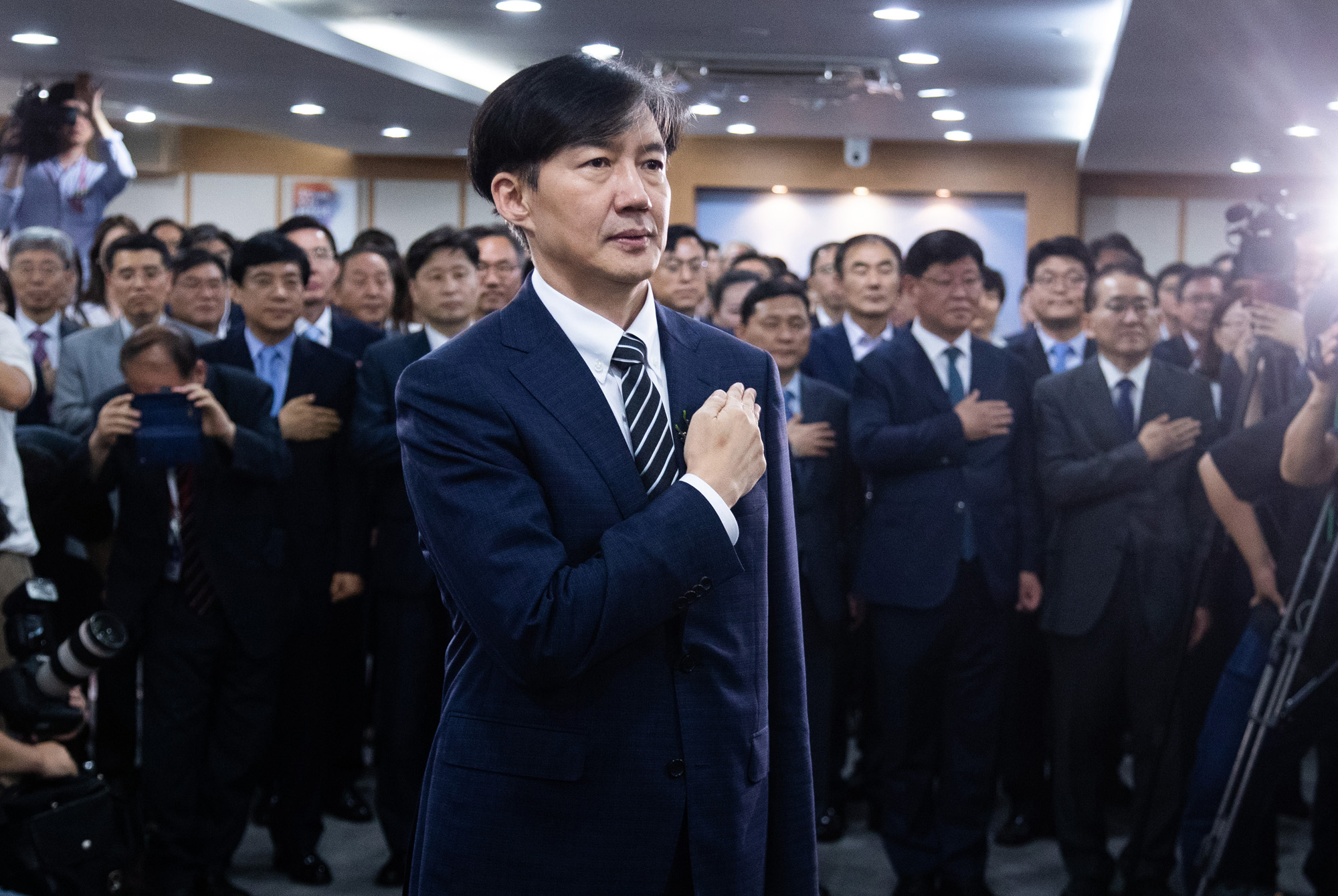 정부;법무부;법무부장관;취임식;조국;과천