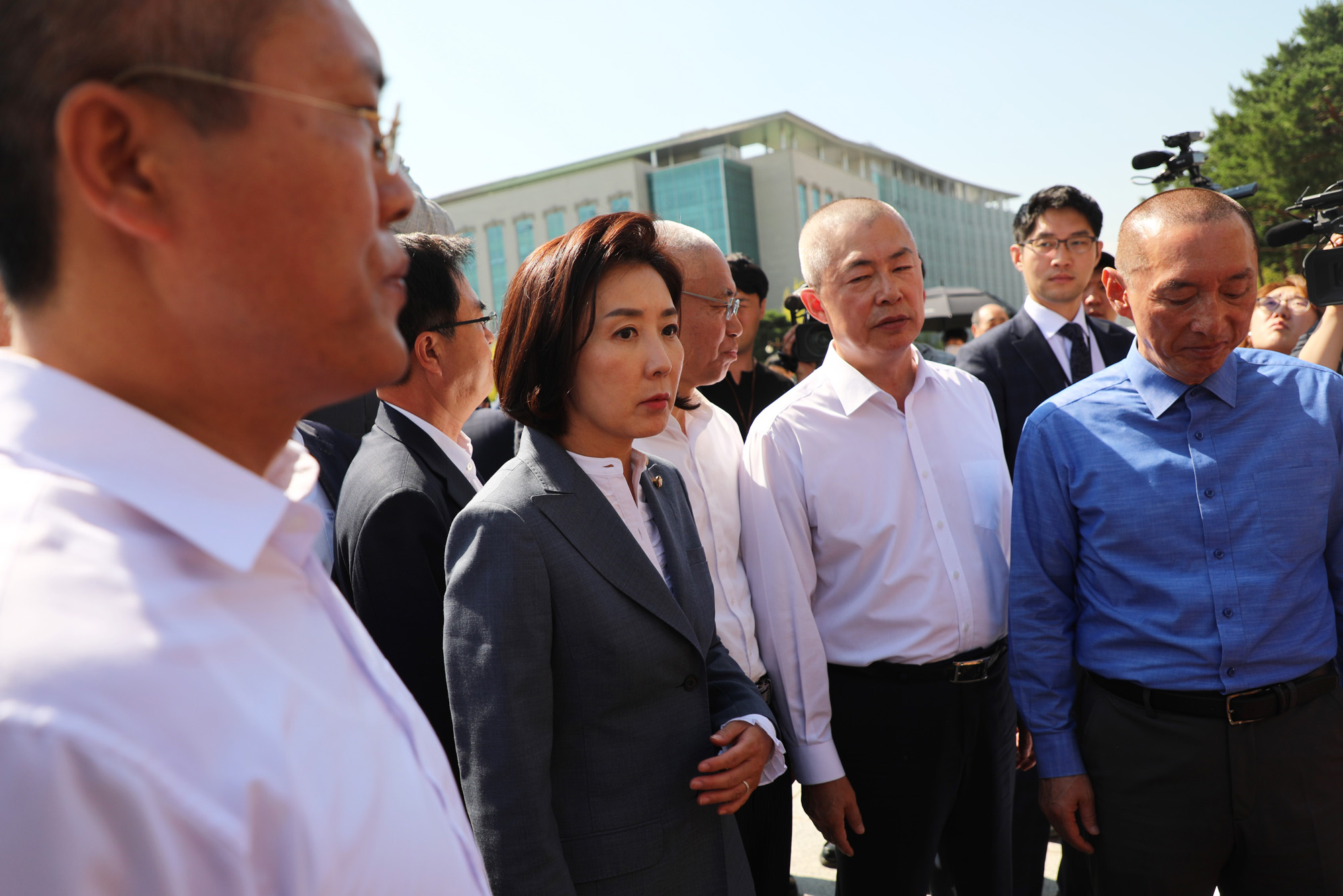 자유한국당삭발;삭발릴레이;최교일의원;조국사퇴