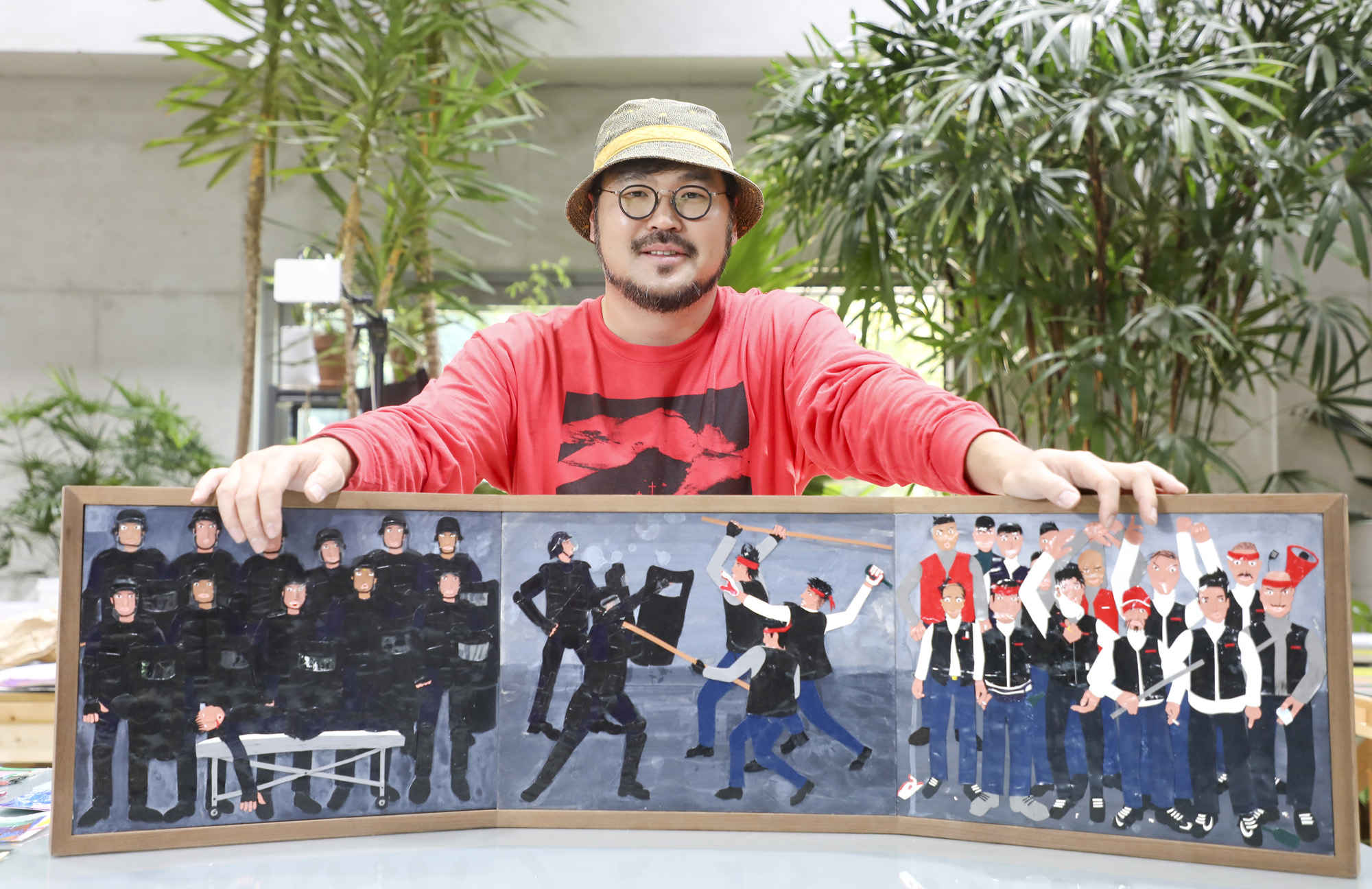 윤희태작가;윤희태;화가의방;한국미술응원;화가;아티스트;한림대;윤대원이사장아들