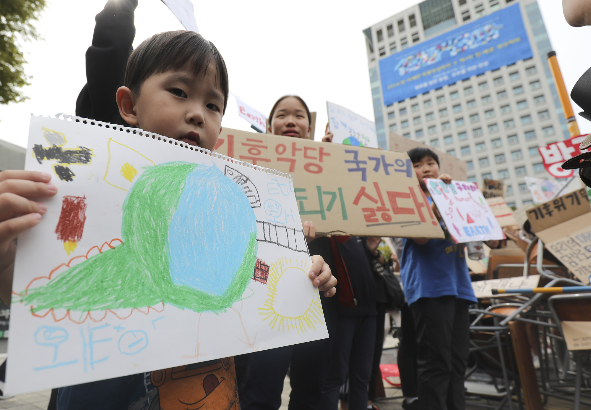 유엔 기후 행동 정상회;청소년기후행동;결석시위;결석집회;청소년집회;환경