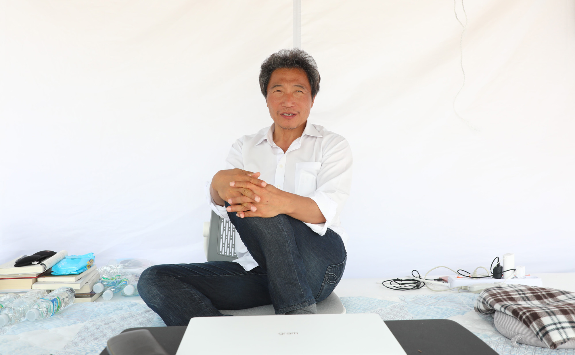 이학재의원단식;단식17일;조국퇴진단식농성