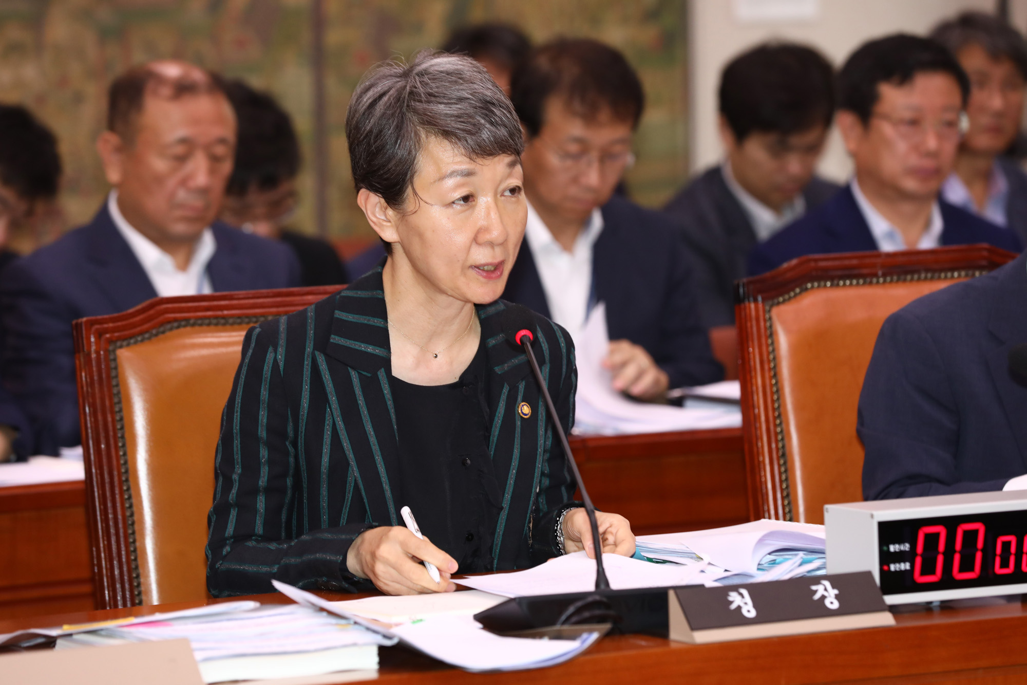 문화체육관광위원회의;문화재청;증도가자;고려금속활자;정재숙청장