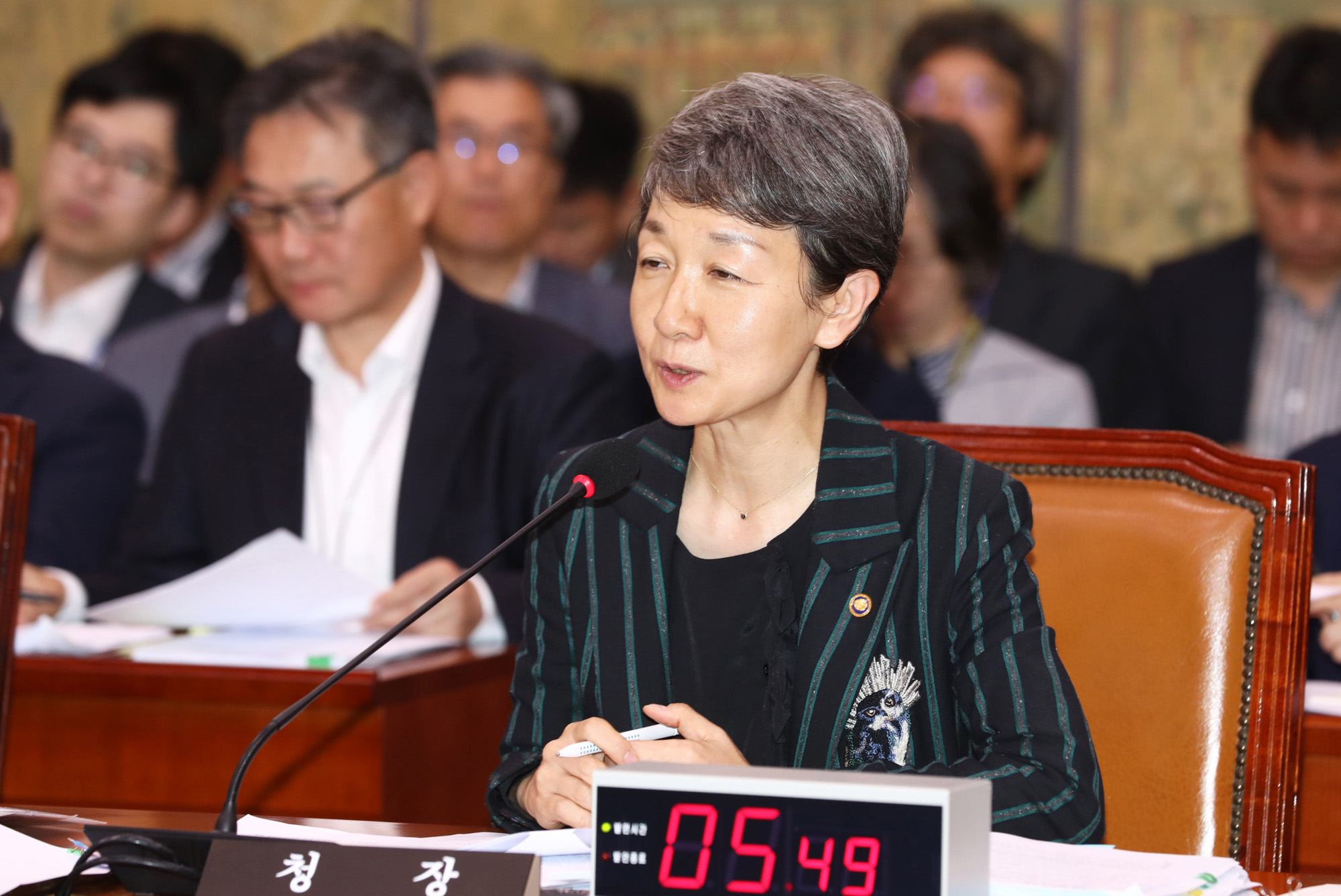 문화체육관광위원회의;문화재청;증도가자;고려금속활자;정재숙청장