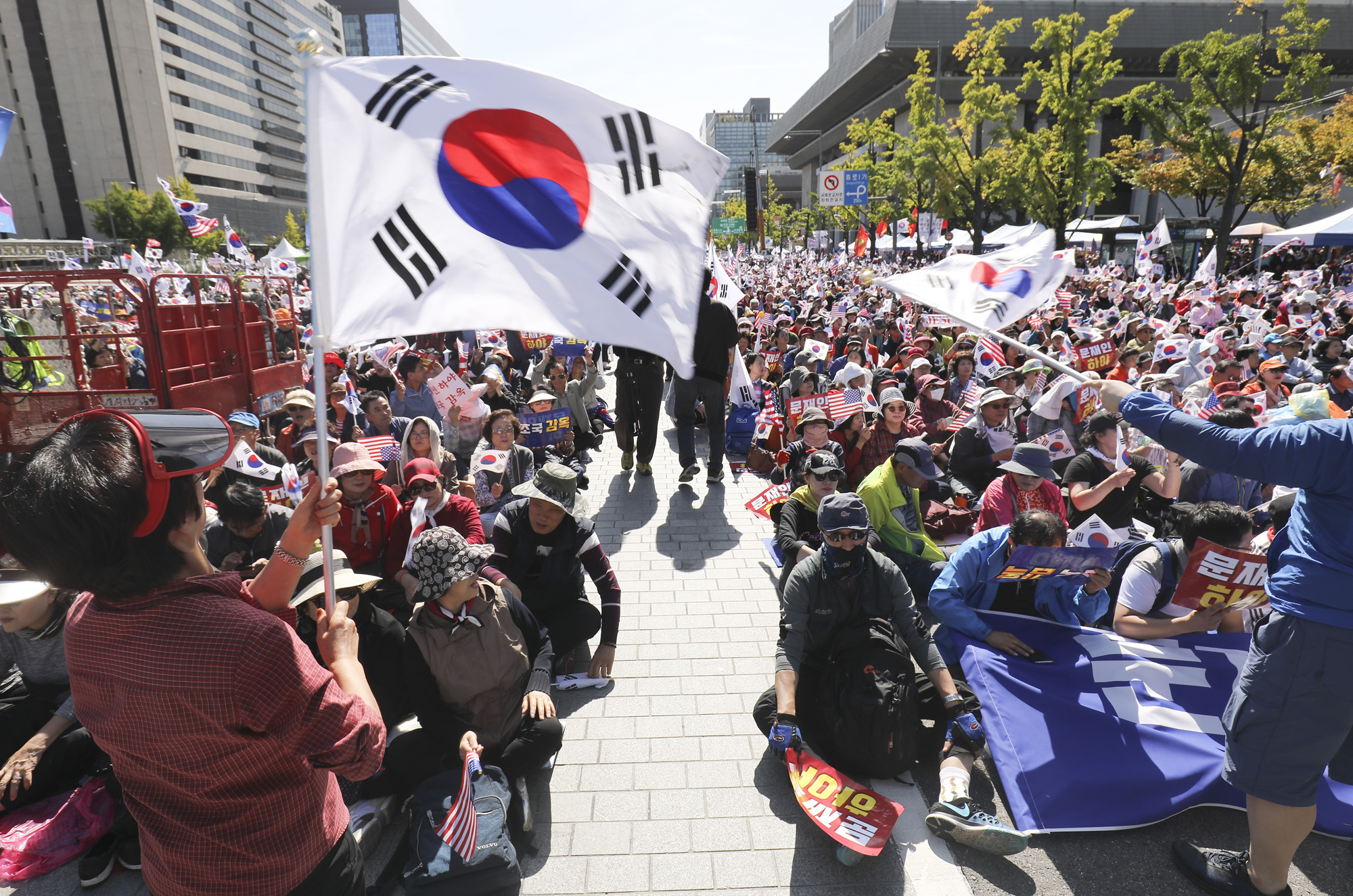 조국사퇴;태극기집회;보수기독교집회;광화문집회;한글날집회