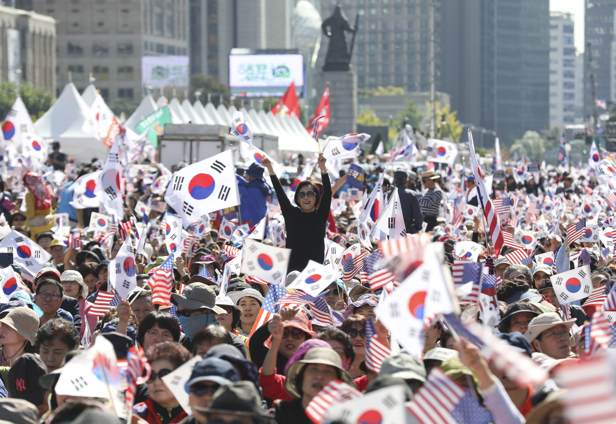 조국사퇴;태극기집회;보수기독교집회;광화문집회;한글날집회