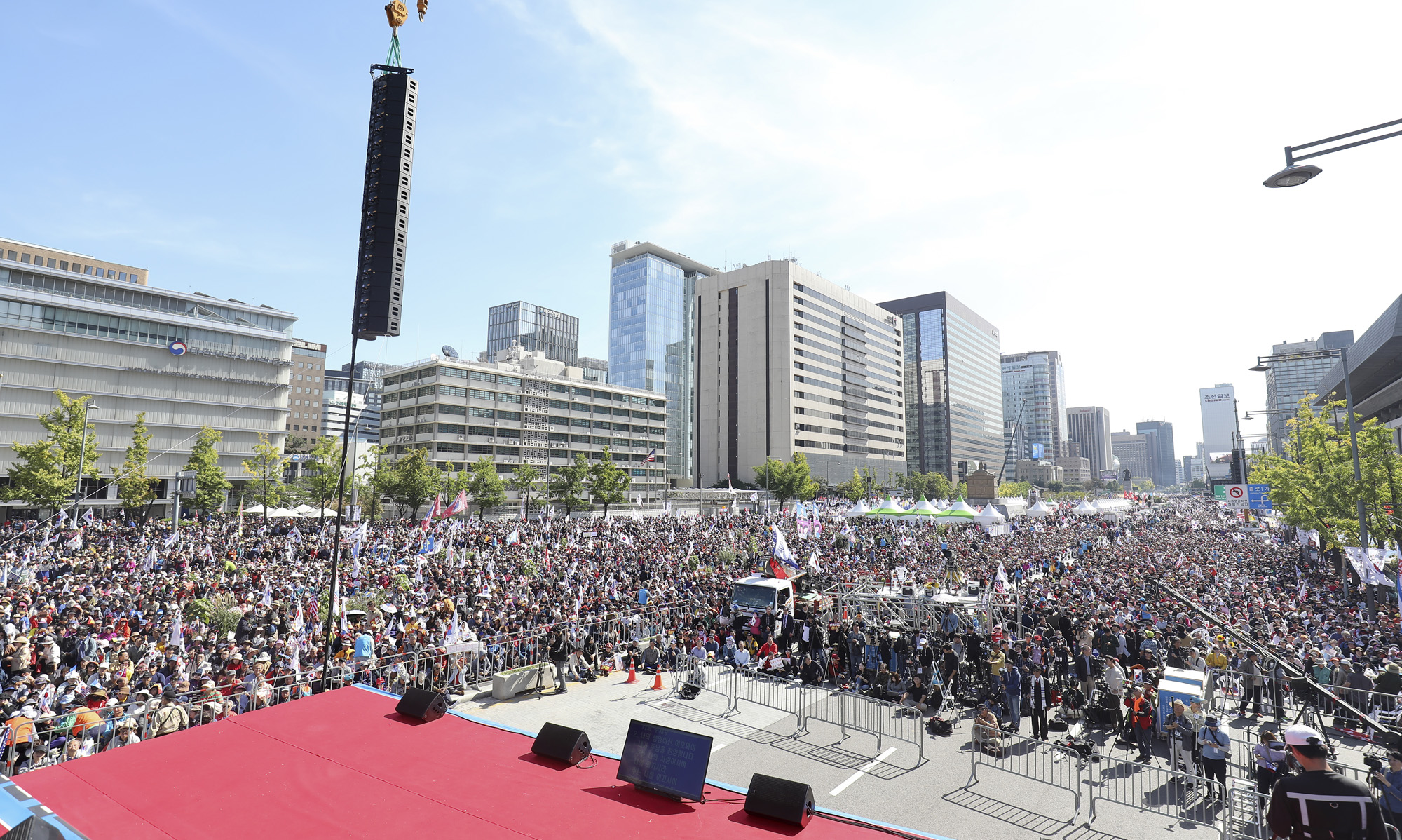 조국사퇴;태극기집회;보수기독교집회;광화문집회;한글날집회