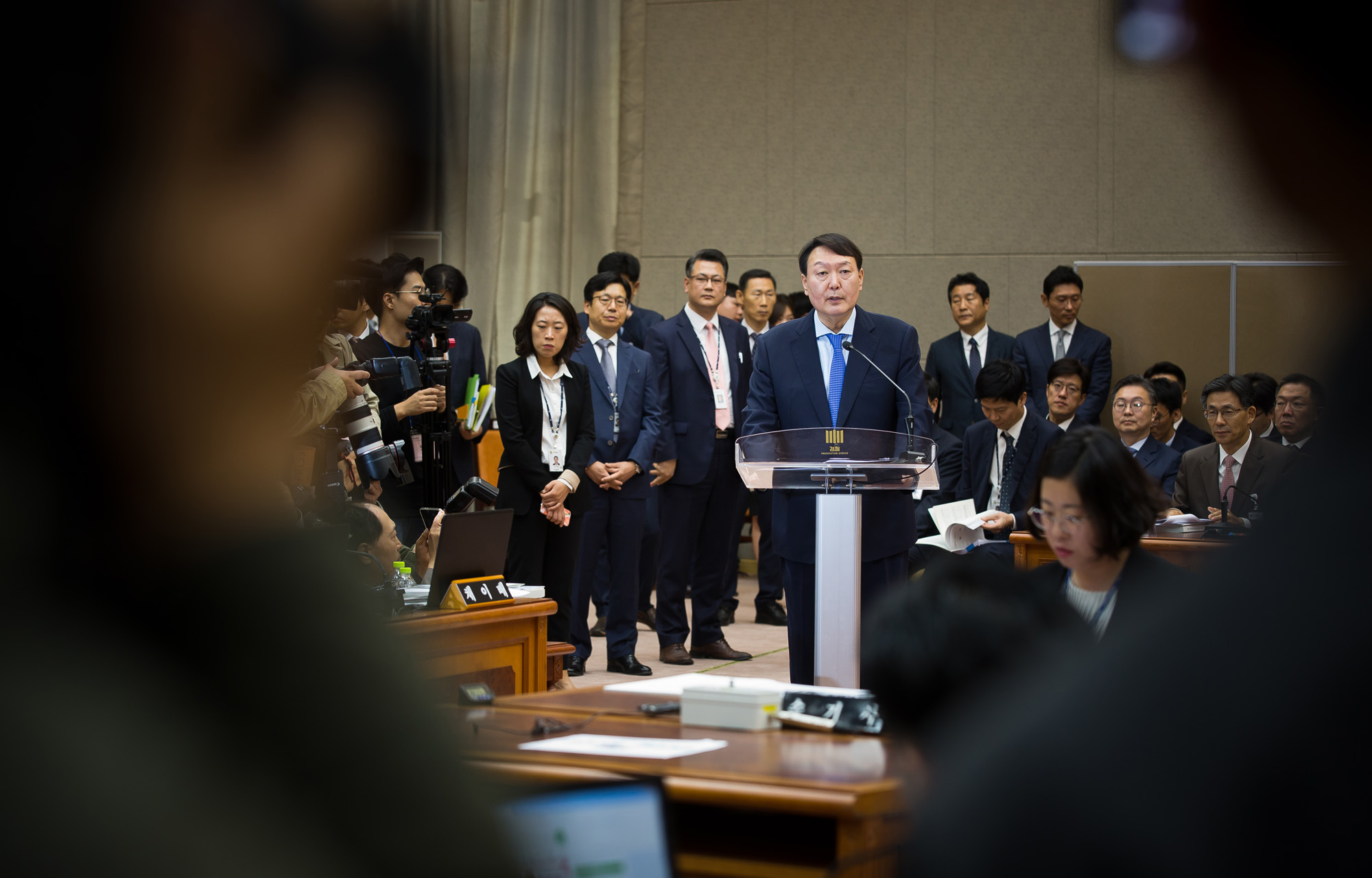 정치;국회;국정감사;2019국정감사;법제사법위원회;대검찰청;검찰국정감사;윤석열;검찰총장