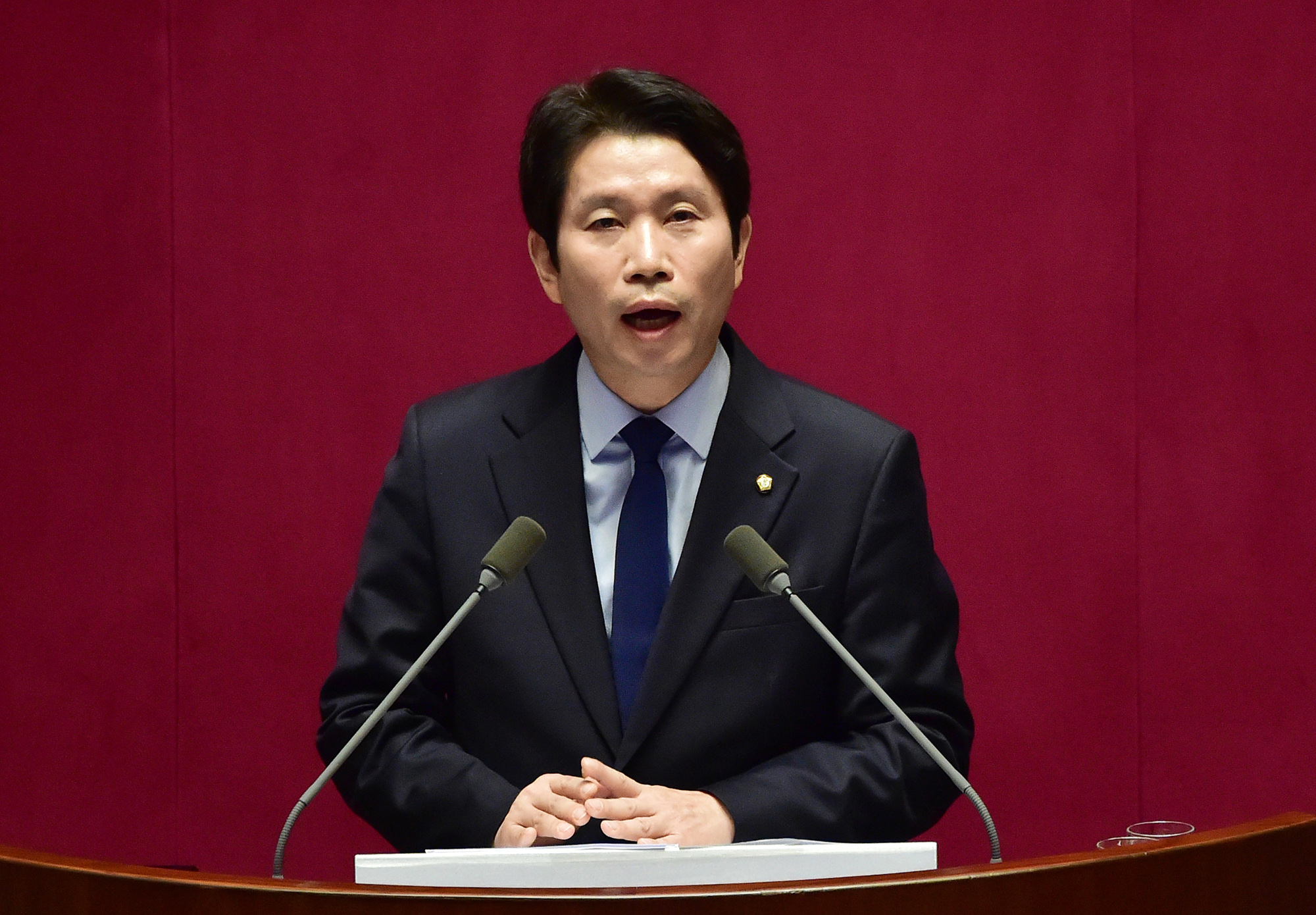 국회본회의;교섭단체대표연설;이인영원내대표