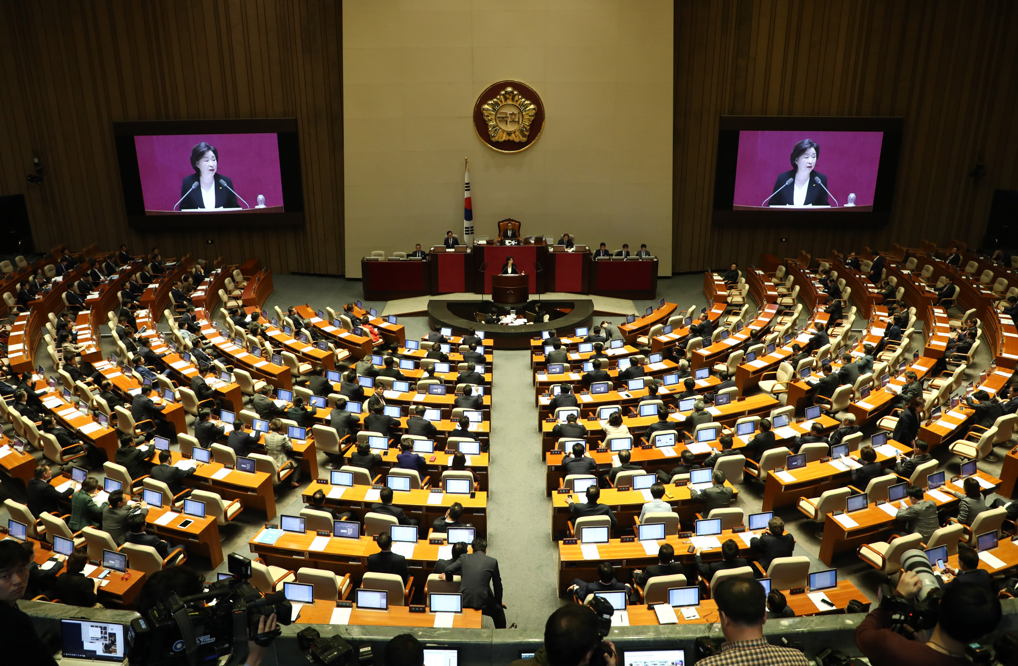 국회본회의;비교섭단체대표연설;심상정정의당대표