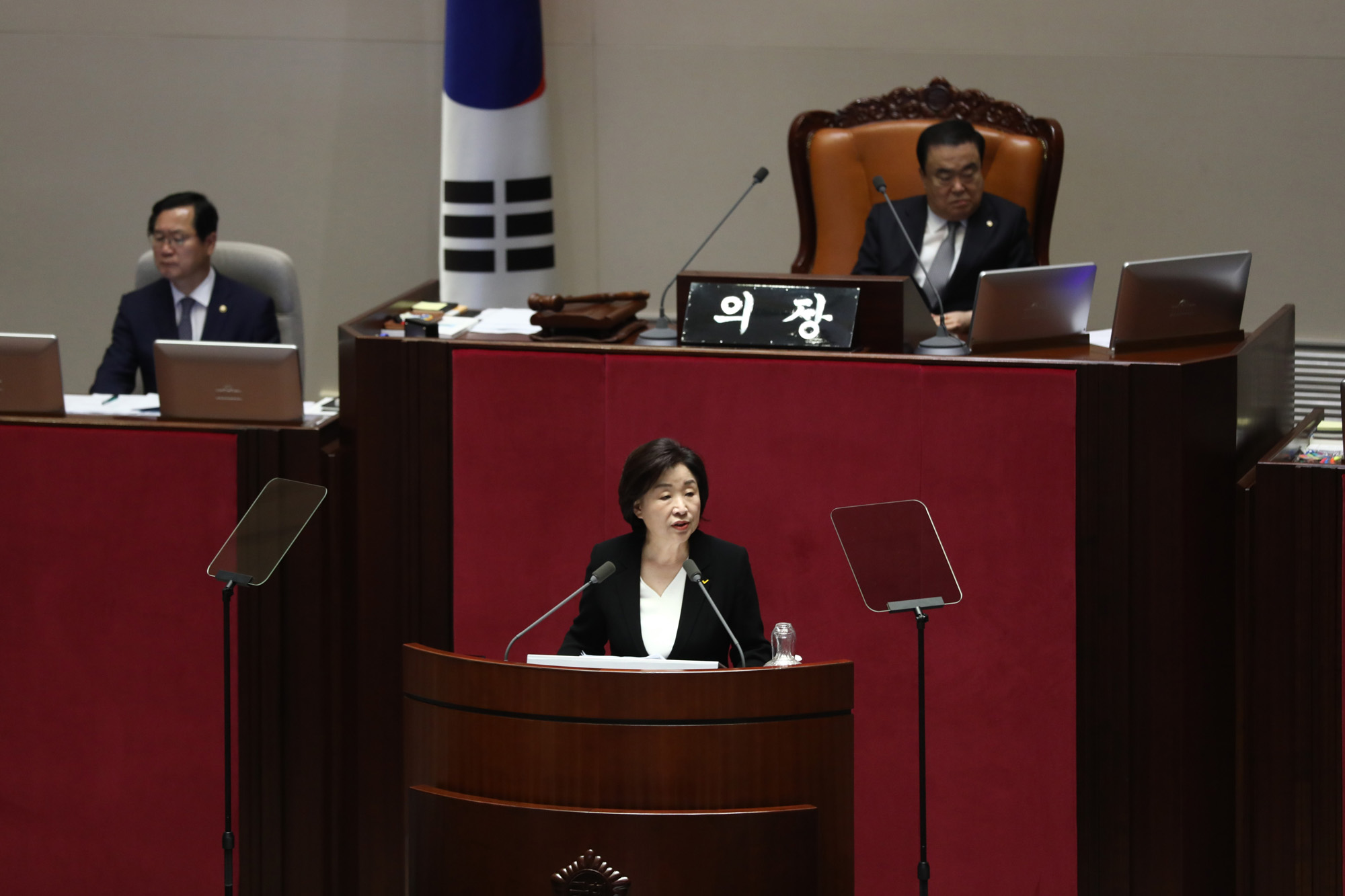 국회본회의;비교섭단체대표연설;심상정정의당대표