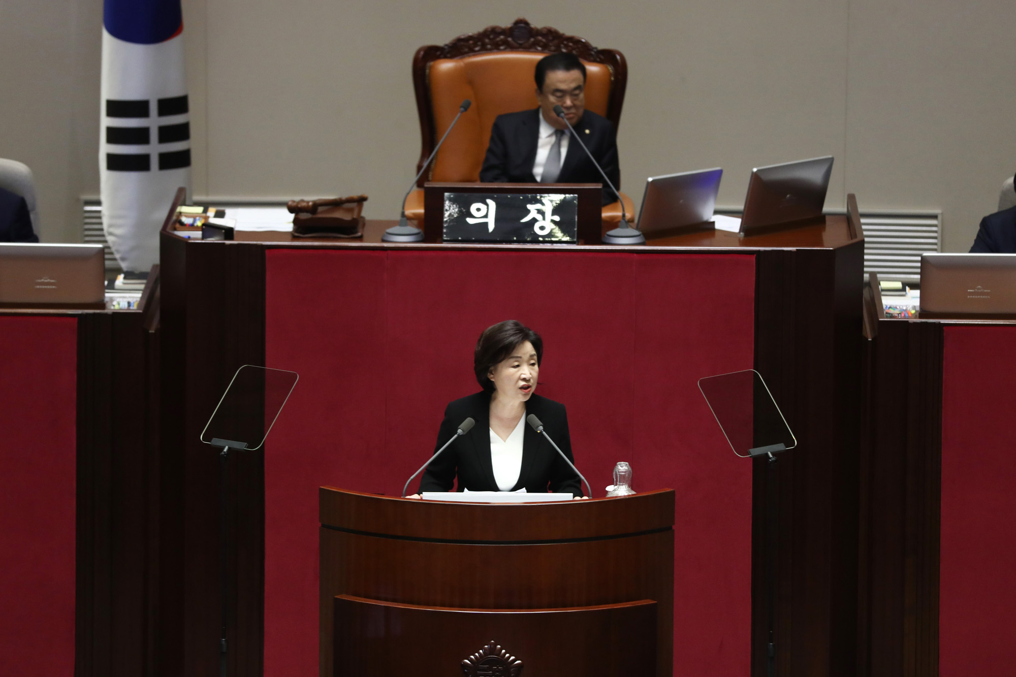 국회본회의;비교섭단체대표연설;심상정정의당대표