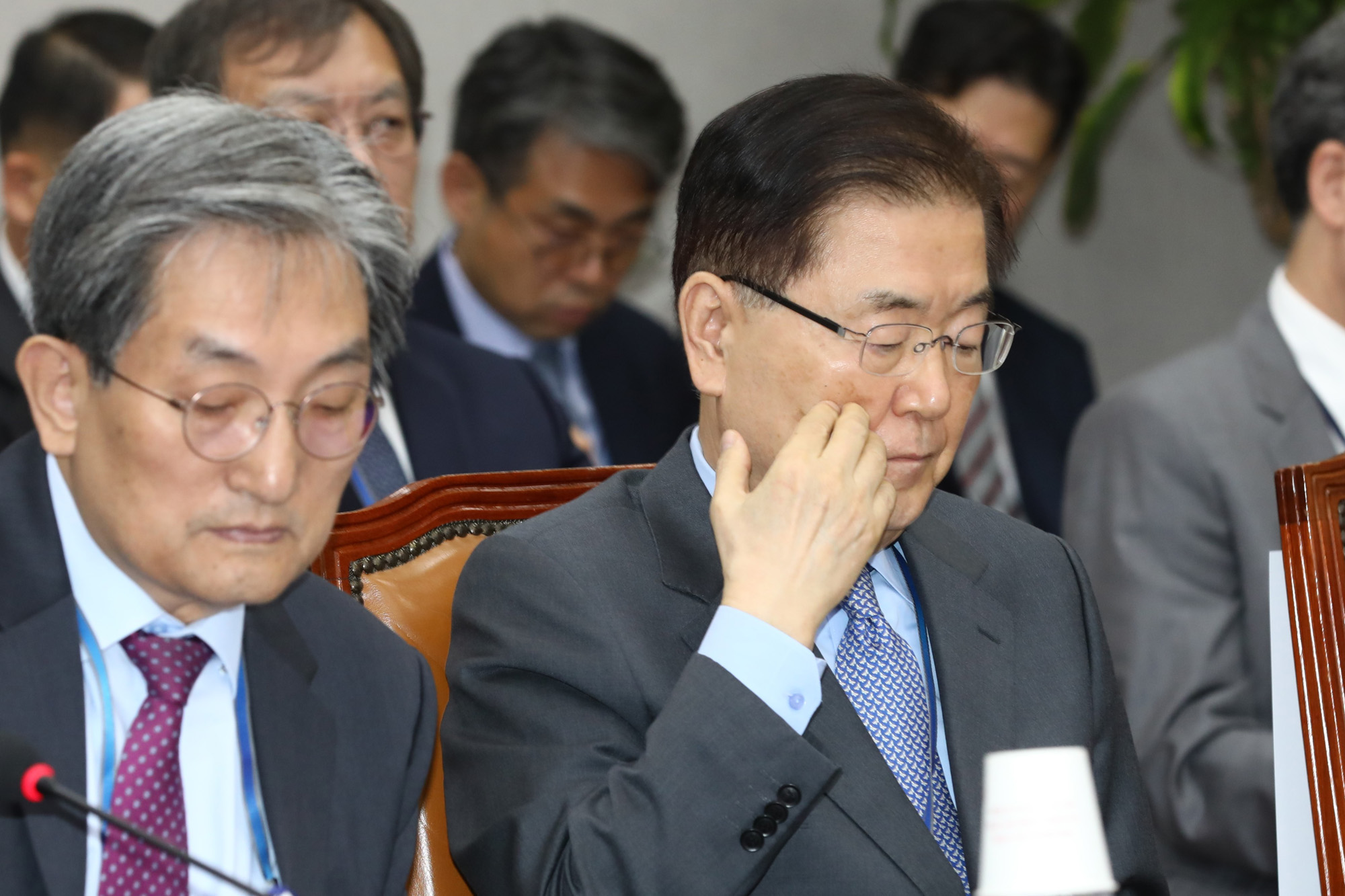 국회운영위원회;청와대국정감사;정의용;국가안보실장