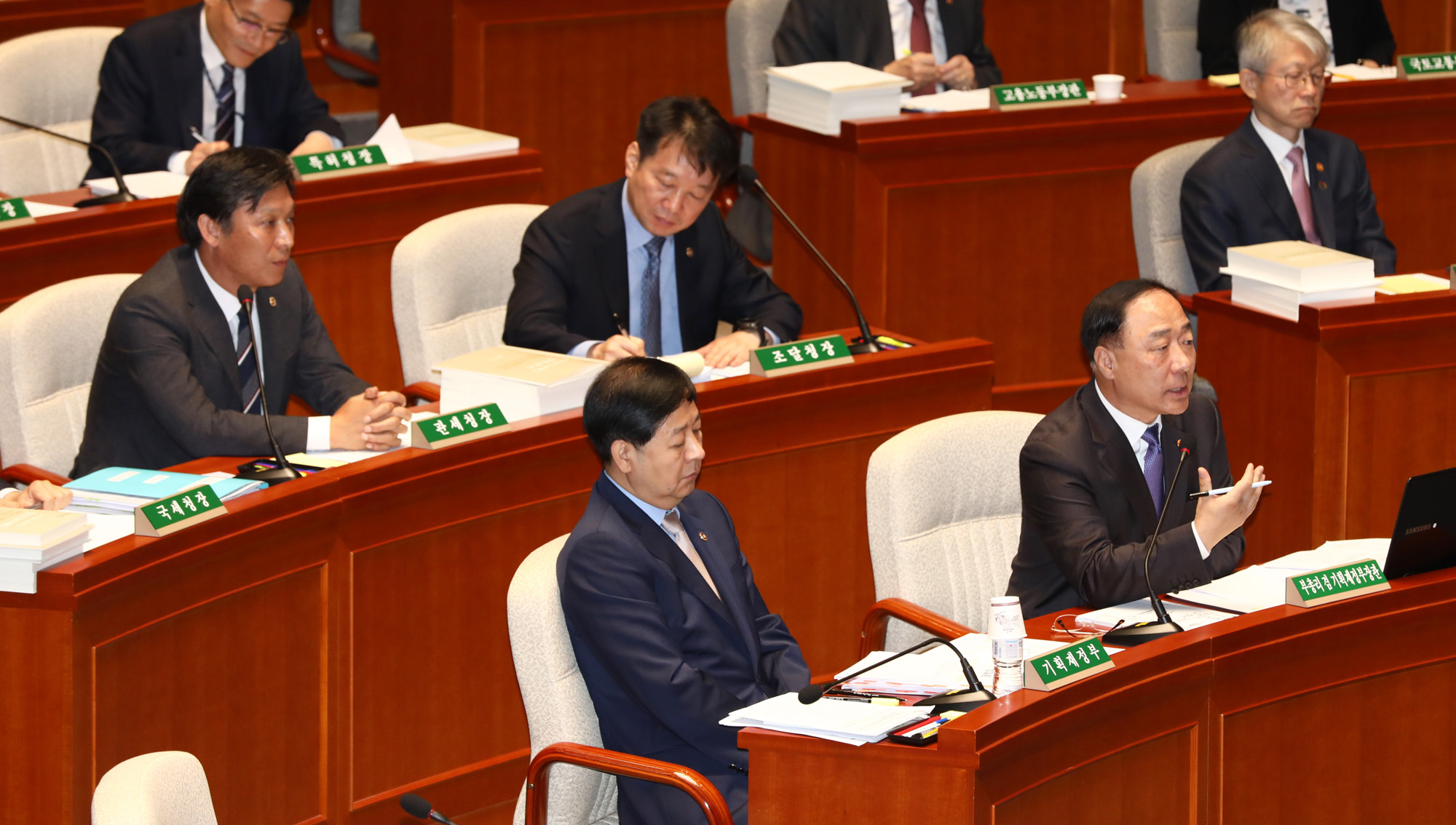 홍남기;경제부총리;예산결산특별위원회