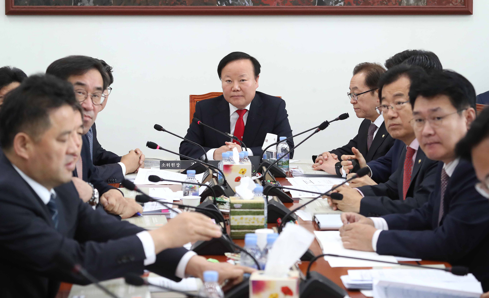 예산안조정소위원회의;국회예산심사;김재원위원장;예산결산특별위원회