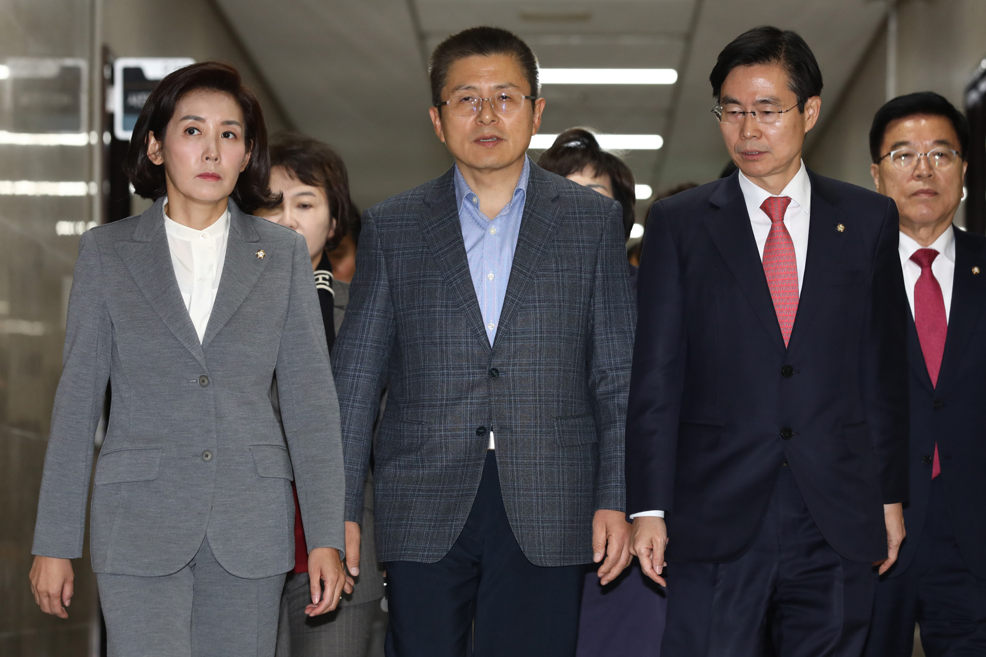 자유한국당최고위원회의;황교안대표;나경원