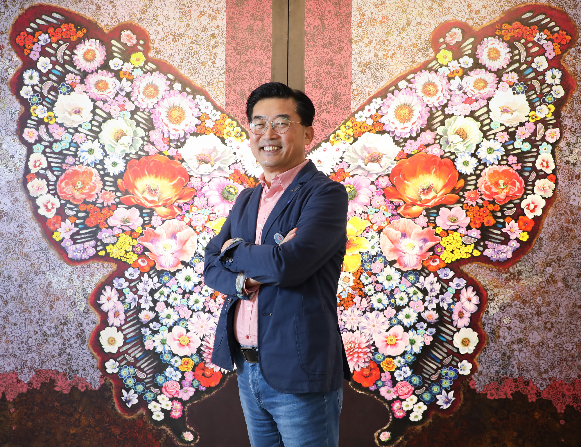 김홍년;김홍년작가;화가의방;한국미술응원프로젝트;나비그림