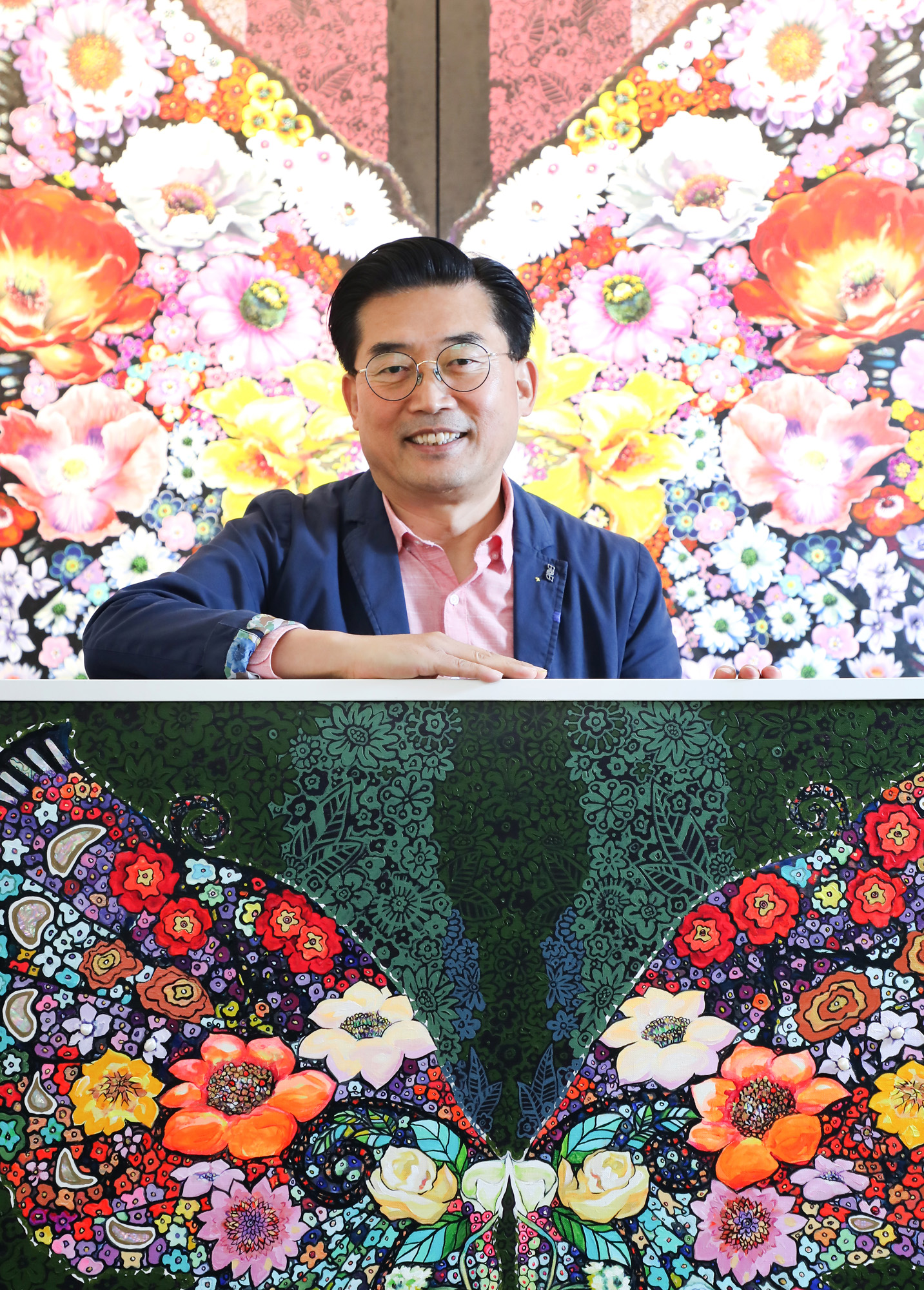 김홍년;김홍년작가;화가의방;한국미술응원프로젝트;나비그림