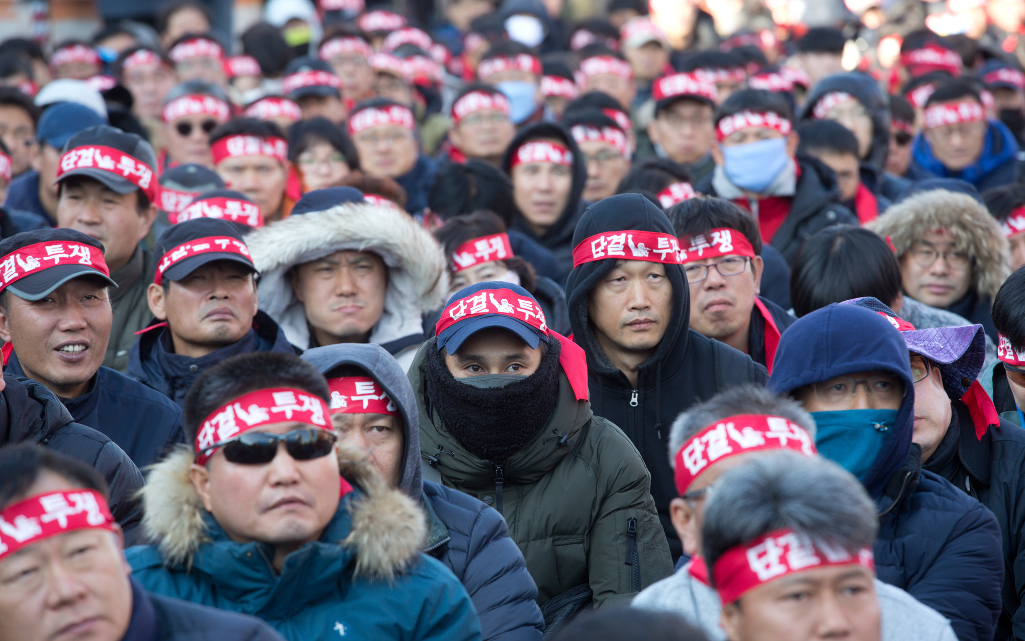 사회;집회;시위;철도노조;총파업;서울역;광장;서울역광장