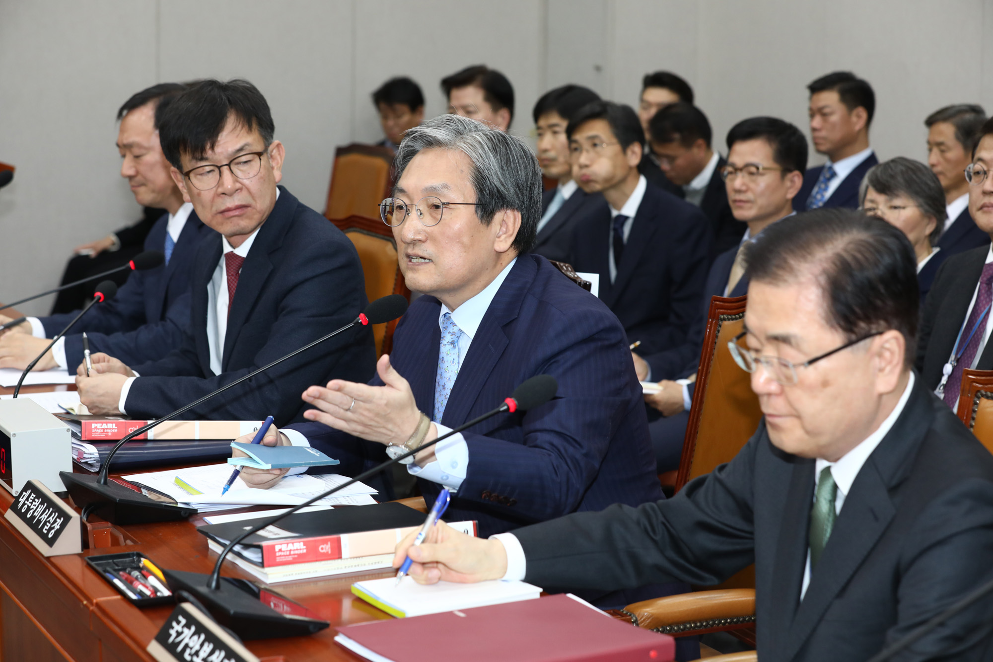 운영위원회;노영민;대통령비서실장