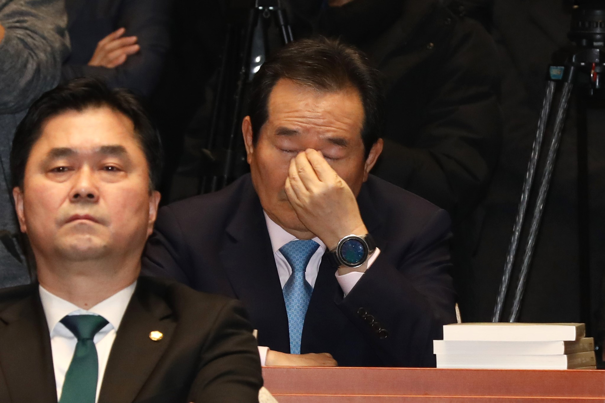 더불어민주당의원총회;정세균;국무총리후보자