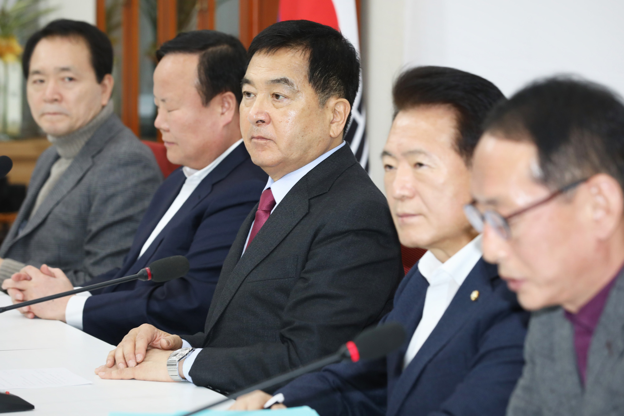 자유한국당;심재철원내대표