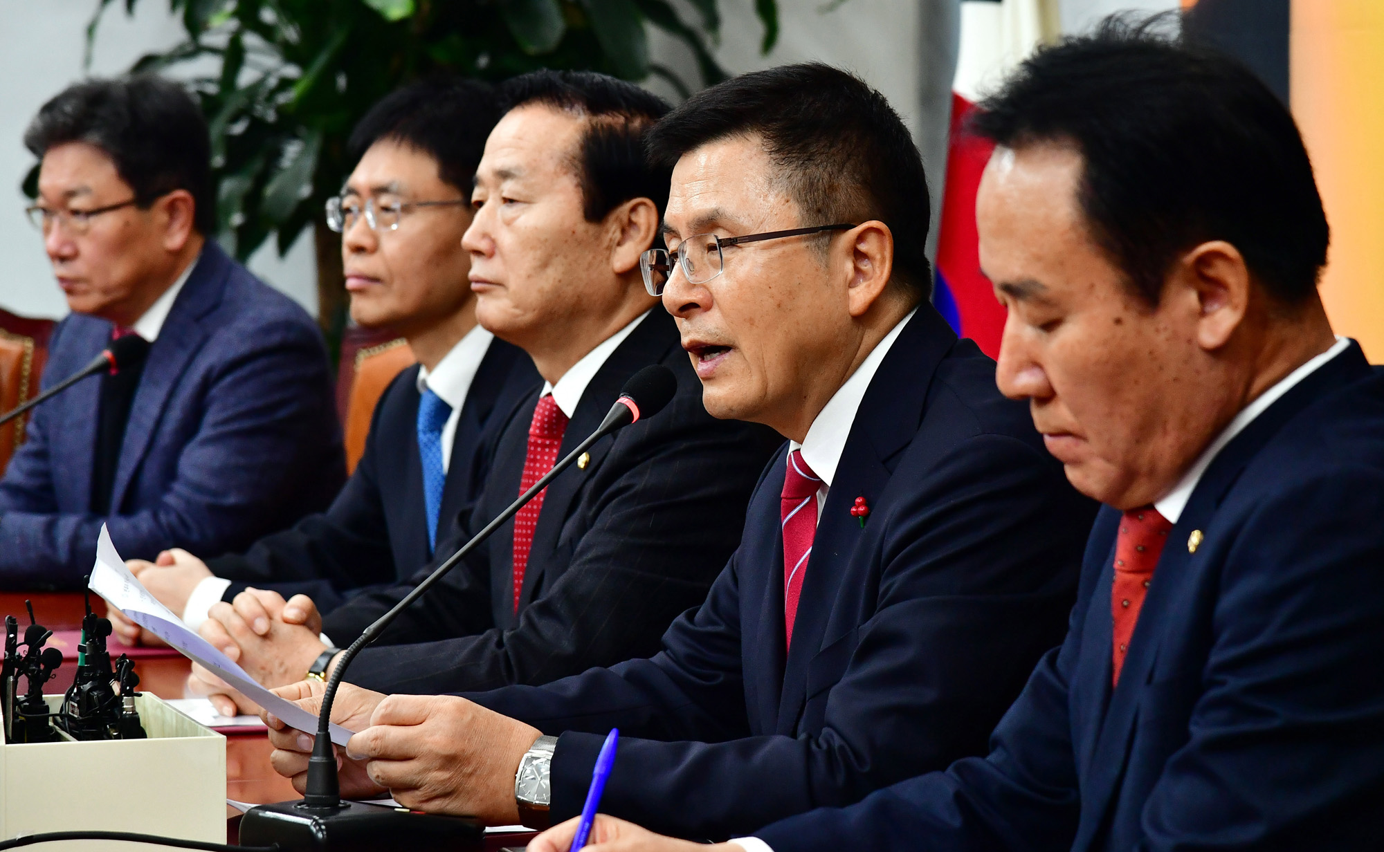 자유한국당;인재영입위원회임명장수여식;염동열위원장