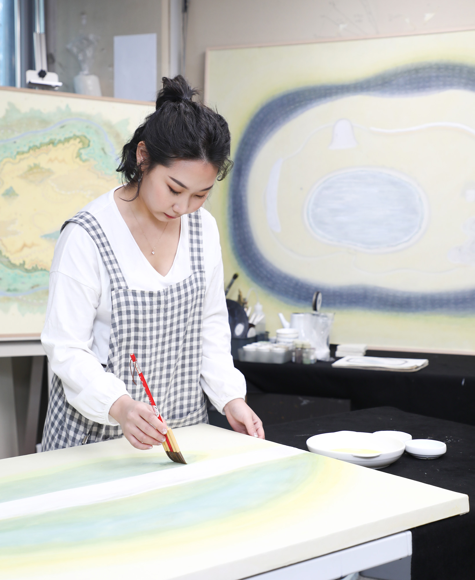 엄소완;엄소완작가;한국화가;그림;동양화;화가의방;한국미술응원프로젝트