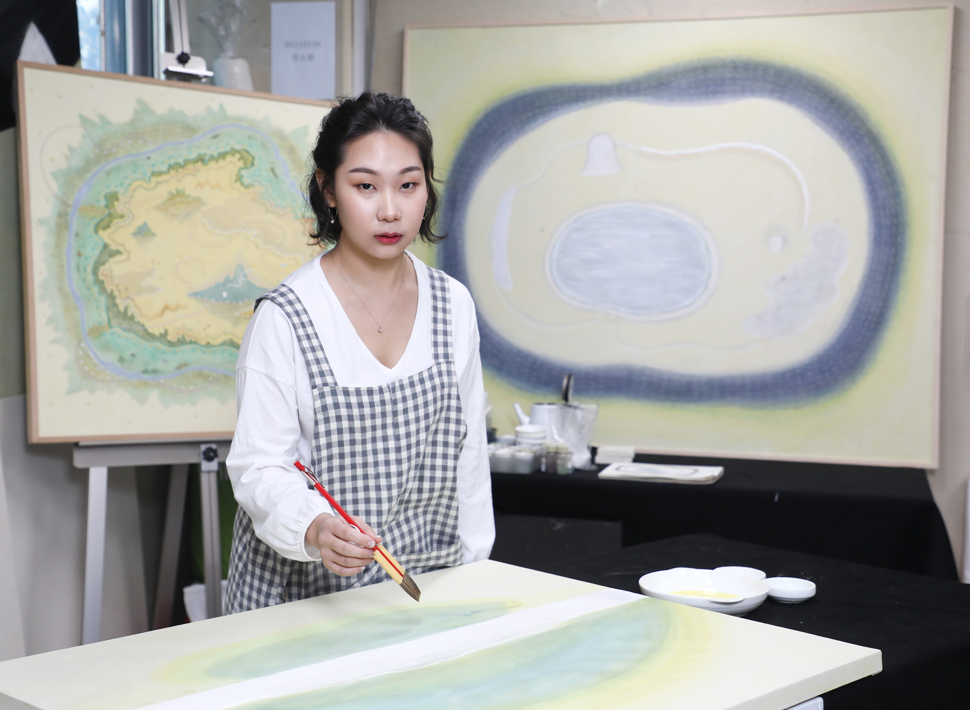 엄소완;엄소완작가;한국화가;그림;동양화;화가의방;한국미술응원프로젝트