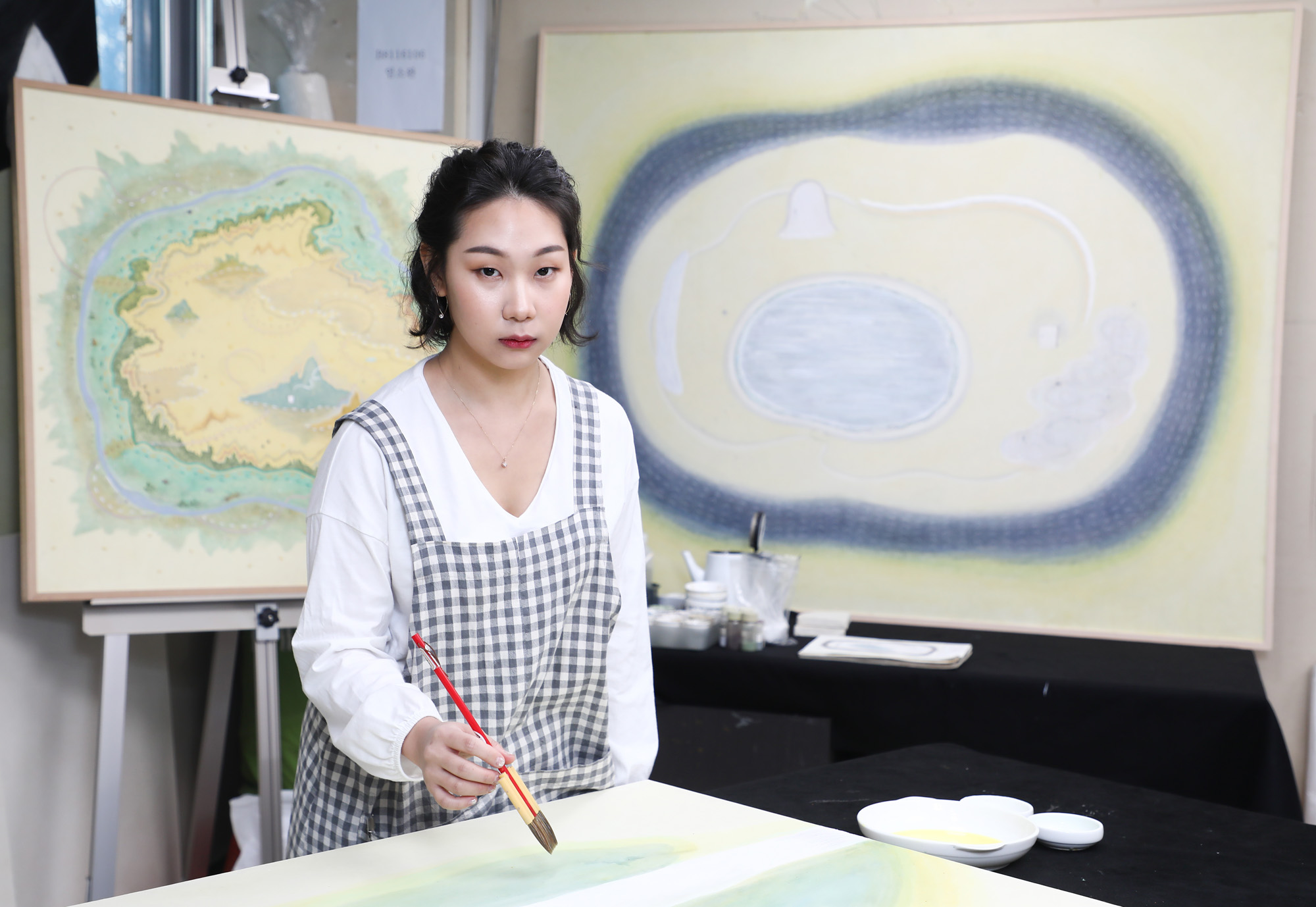 엄소완;엄소완작가;한국화가;그림;동양화;화가의방;한국미술응원프로젝트