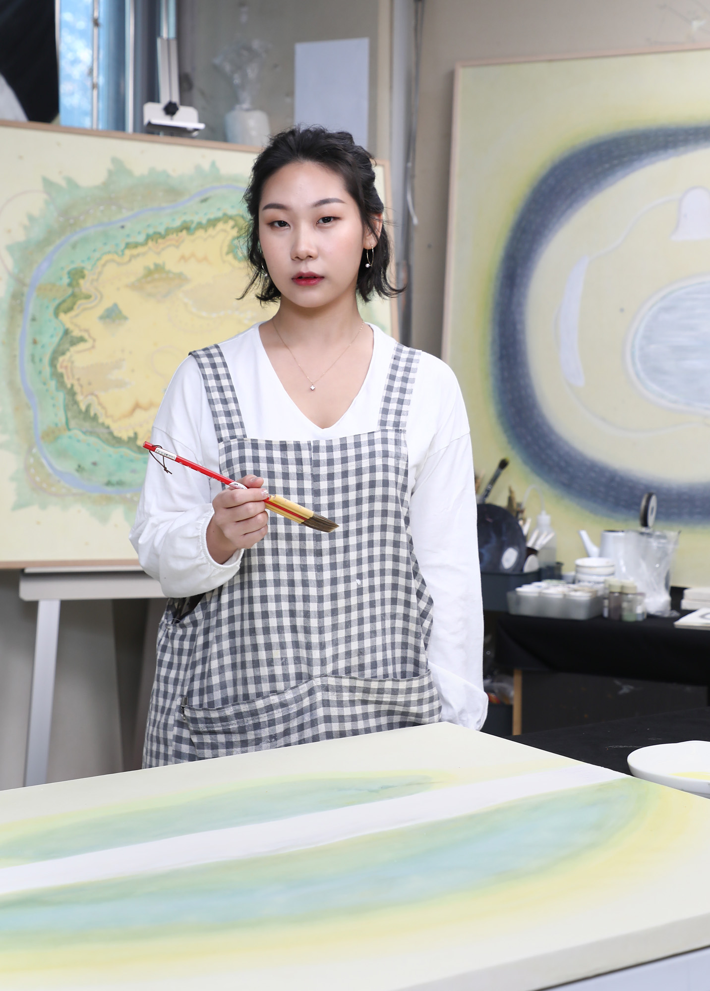 엄소완;엄소완작가;한국화가;그림;동양화;화가의방;한국미술응원프로젝트
