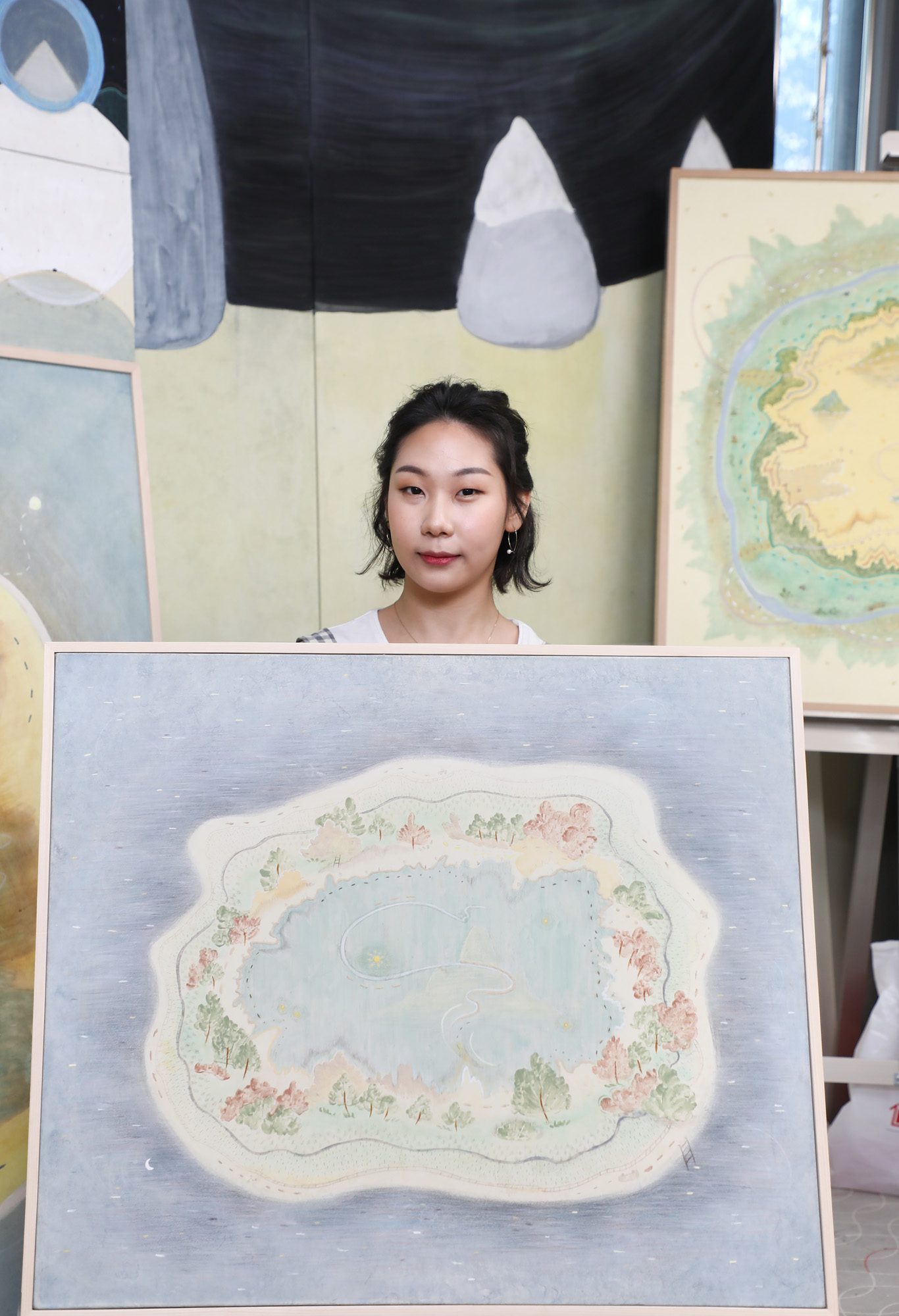 엄소완;엄소완작가;한국화가;그림;동양화;화가의방;한국미술응원프로젝트