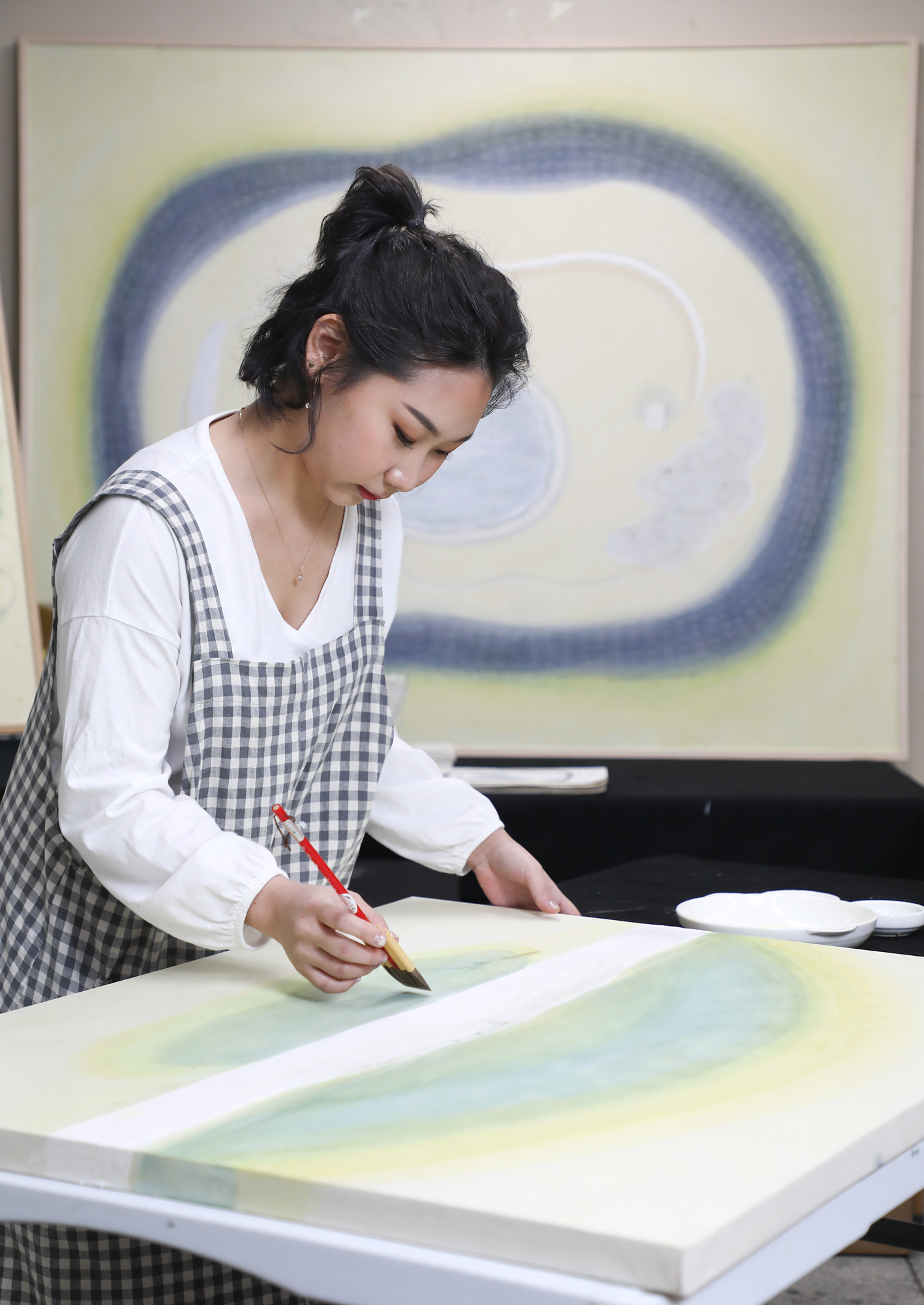 엄소완;엄소완작가;한국화가;그림;동양화;화가의방;한국미술응원프로젝트