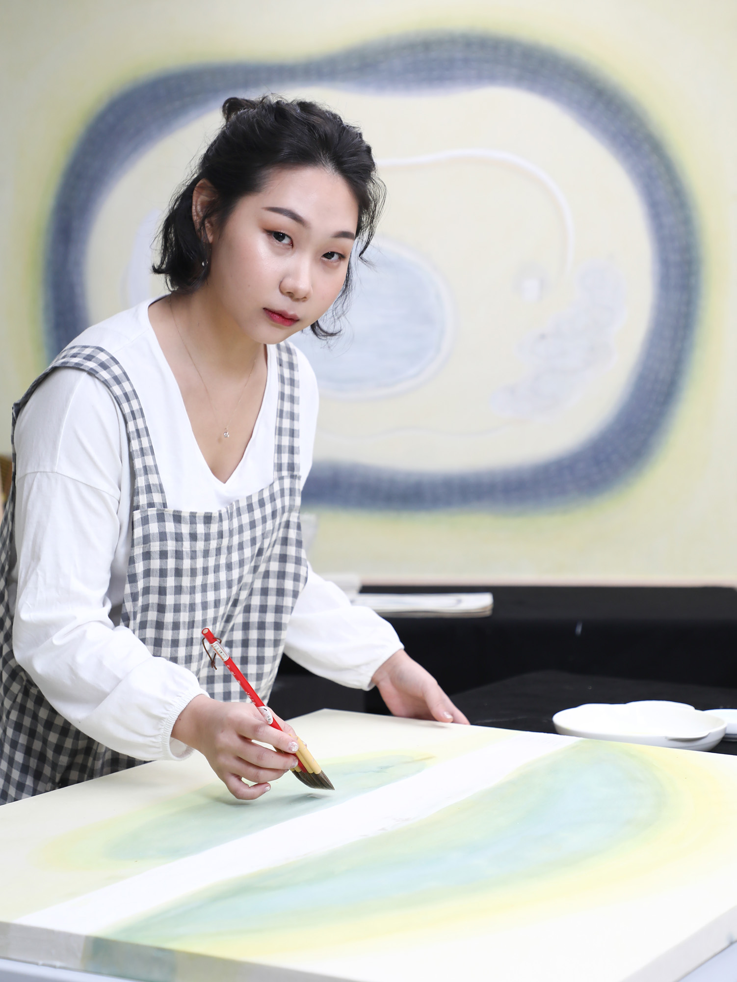 엄소완;엄소완작가;한국화가;그림;동양화;화가의방;한국미술응원프로젝트