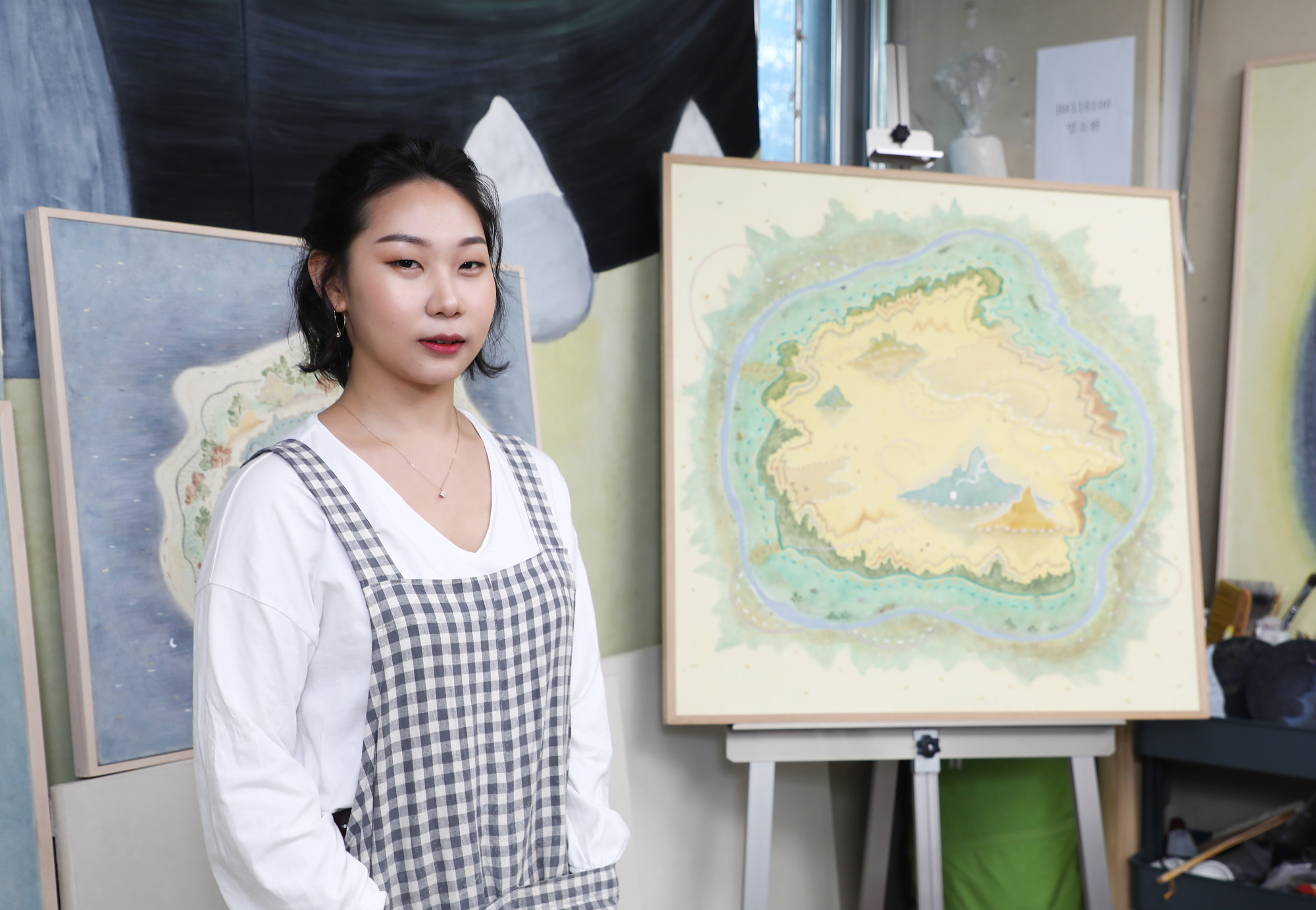 엄소완;엄소완작가;한국화가;그림;동양화;화가의방;한국미술응원프로젝트