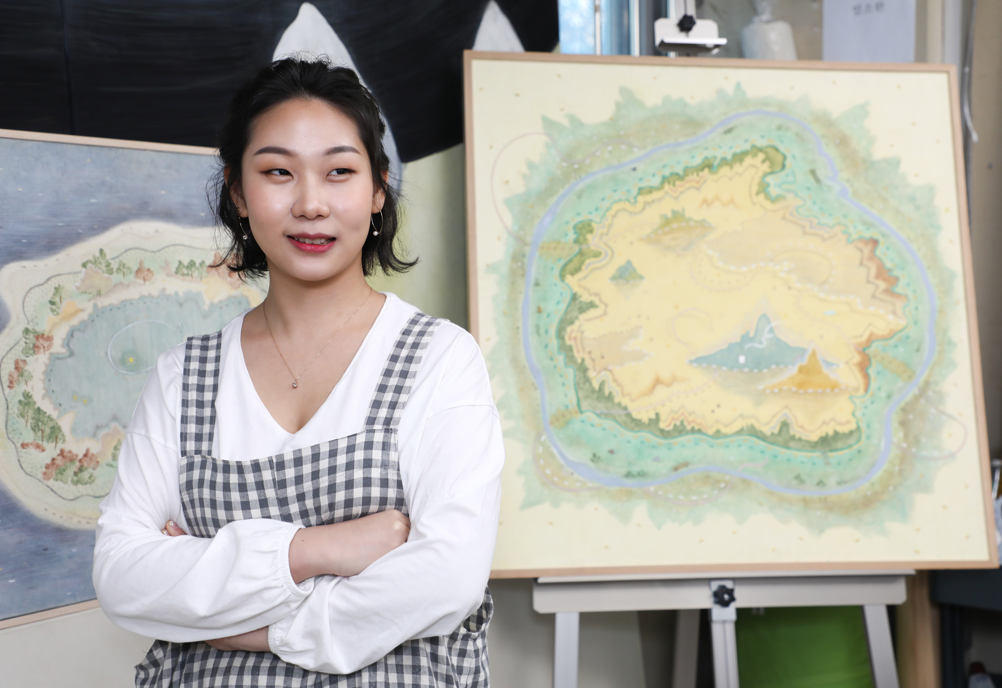 엄소완;엄소완작가;한국화가;그림;동양화;화가의방;한국미술응원프로젝트