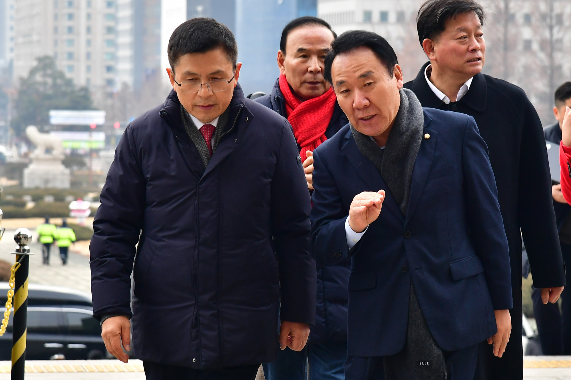 자유한국당;황교안새해인사;한국당세배