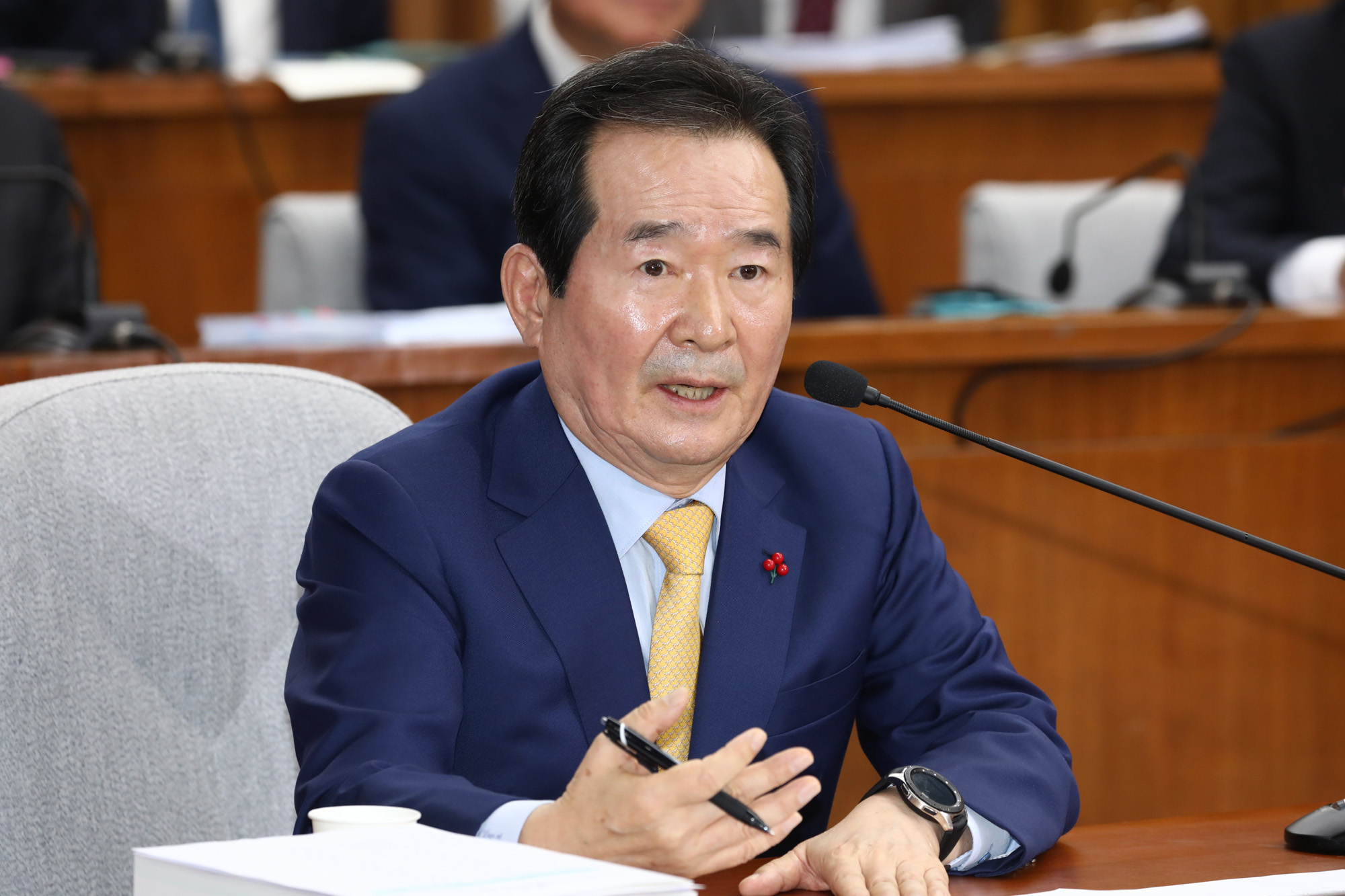 정세균;국무총리;인사청문회