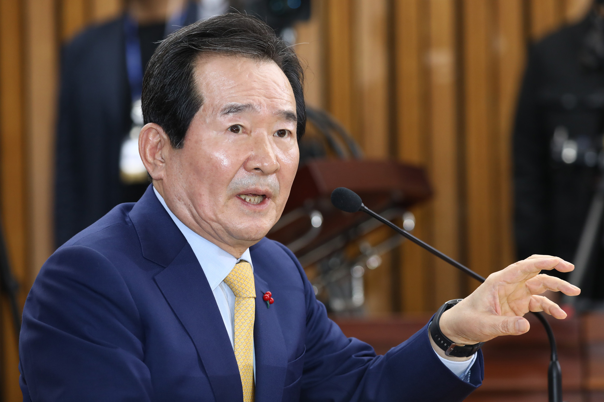 정세균;국무총리;인사청문회