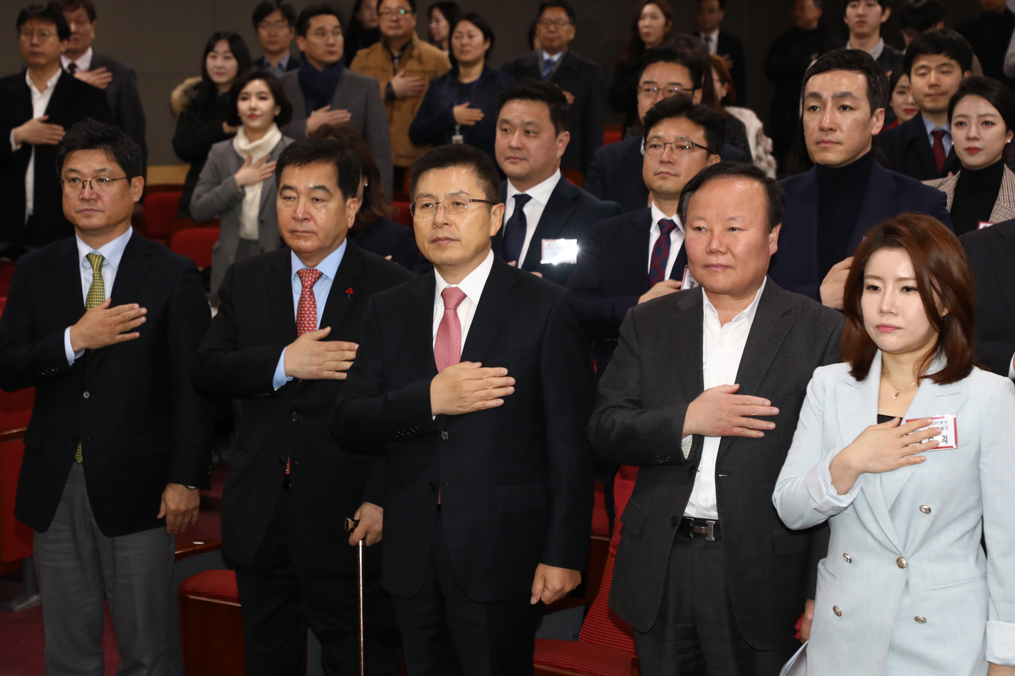 자유한국당공약개발단;김재원단장;황교안대표