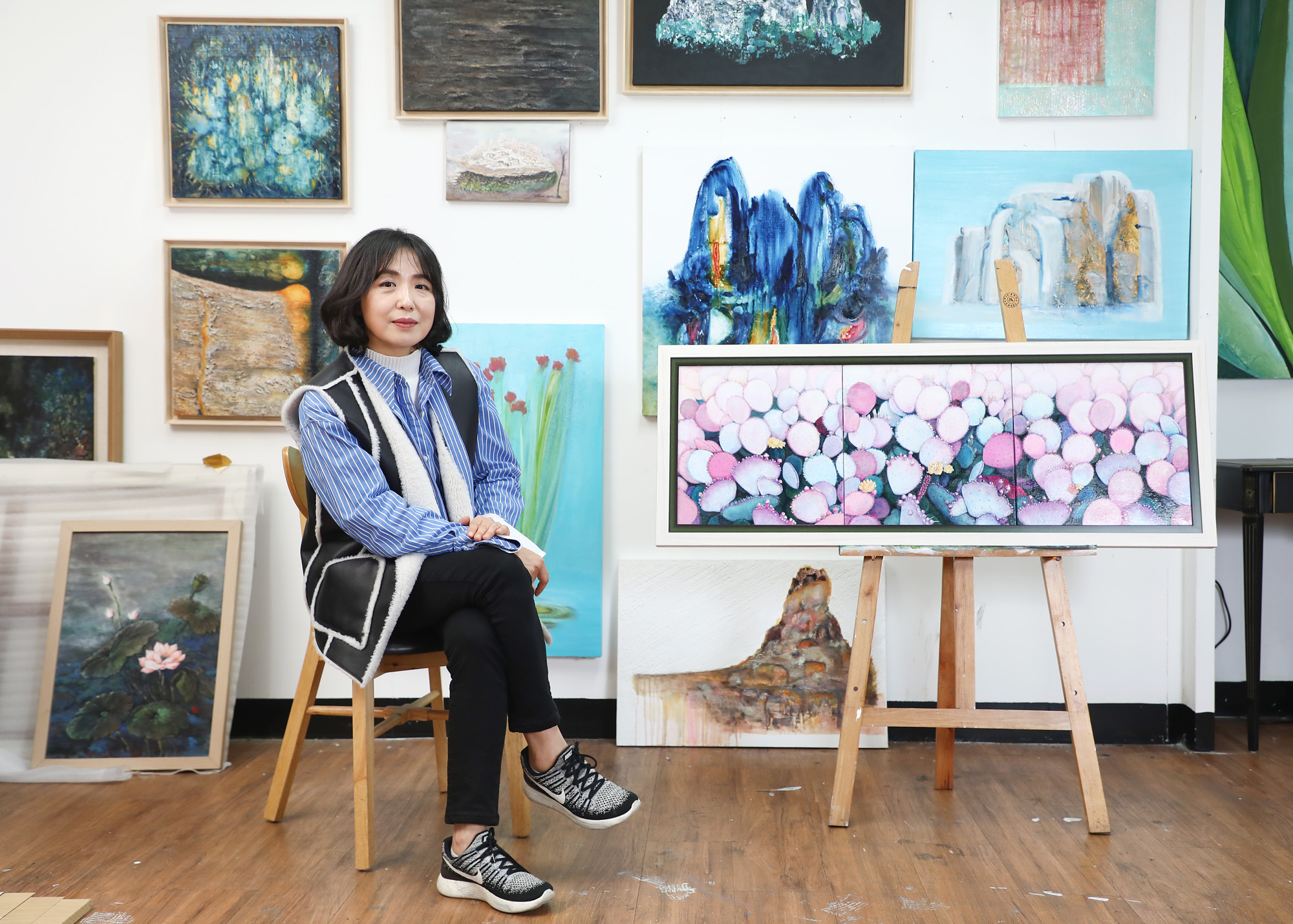 한국미술응원프로젝트;화가의방;이순;이순작가;화가;아티스트;그림