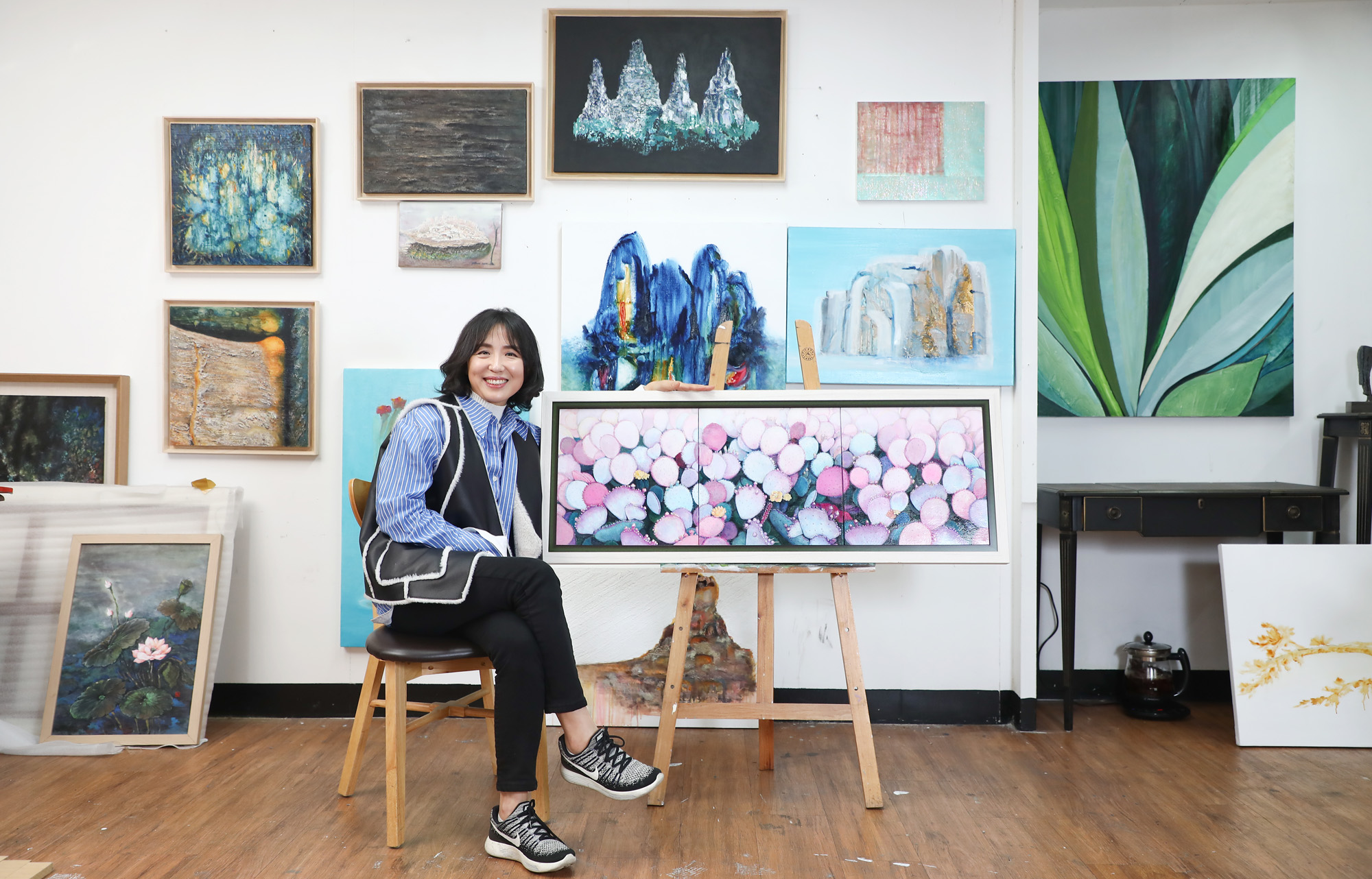 한국미술응원프로젝트;화가의방;이순;이순작가;화가;아티스트;그림