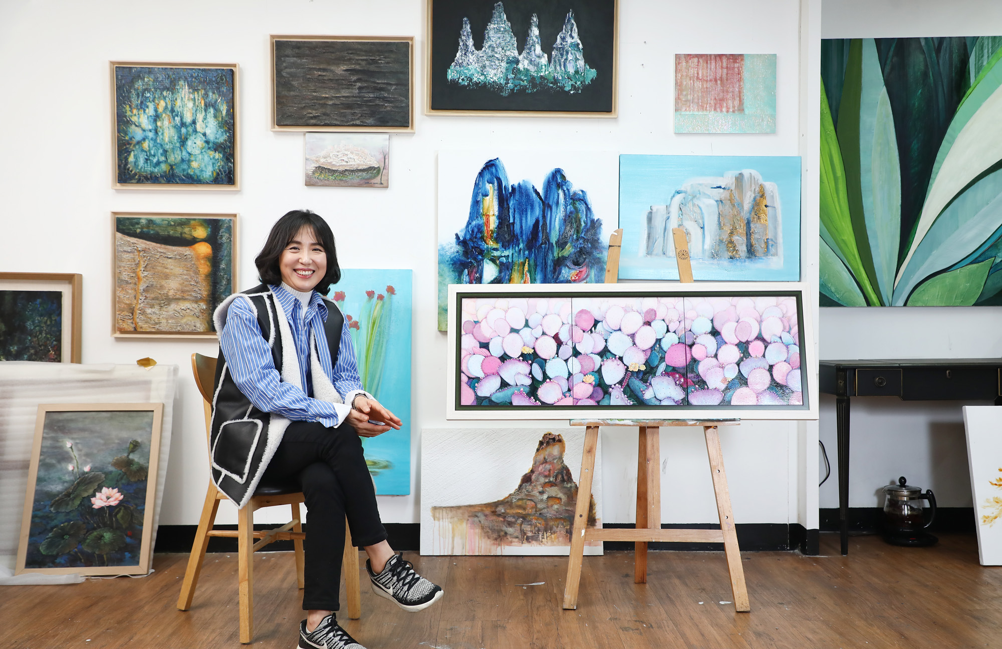 한국미술응원프로젝트;화가의방;이순;이순작가;화가;아티스트;그림