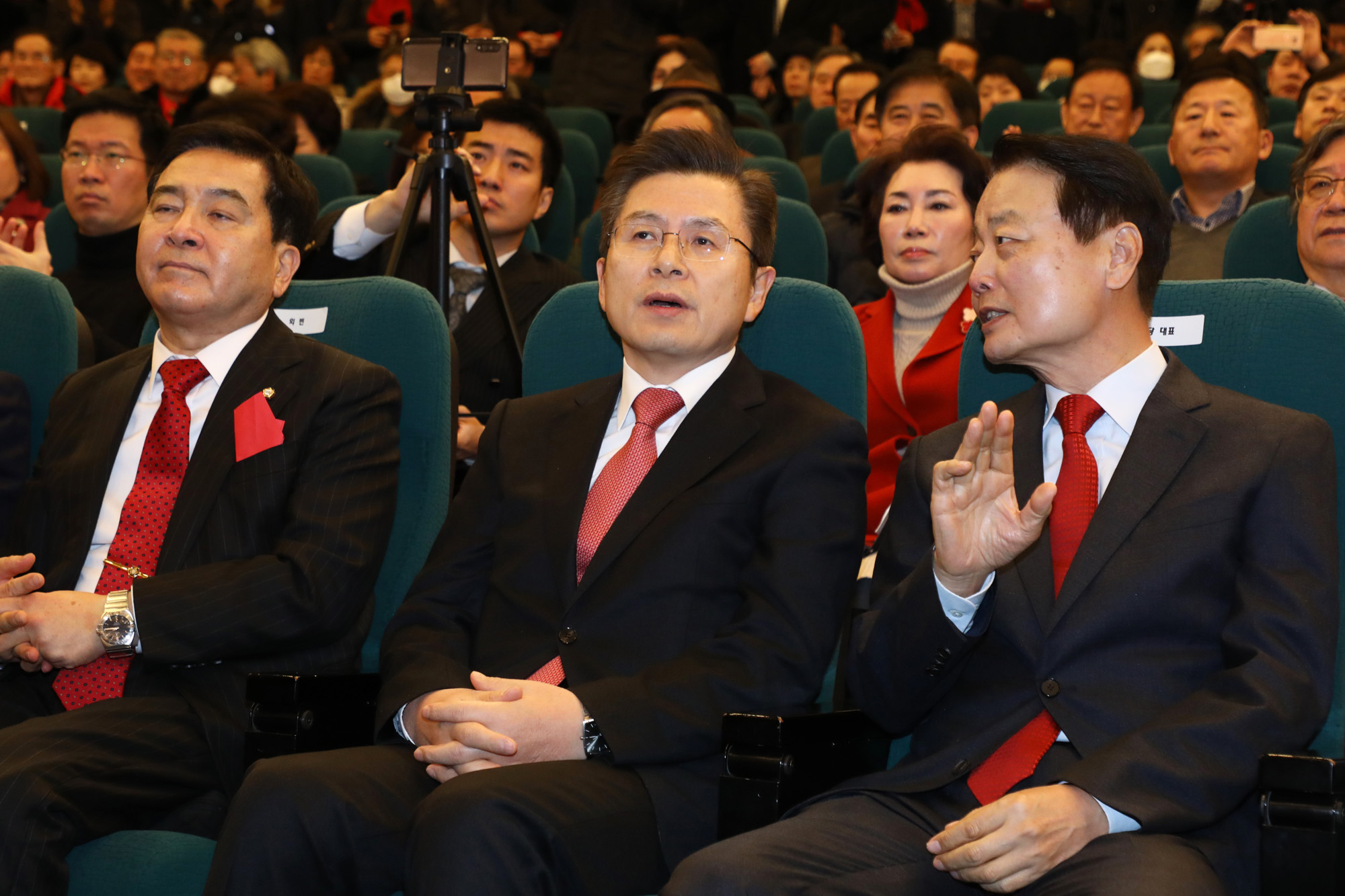 미래한국당;한선교당대표;미래한국당창당대회;황교안대표